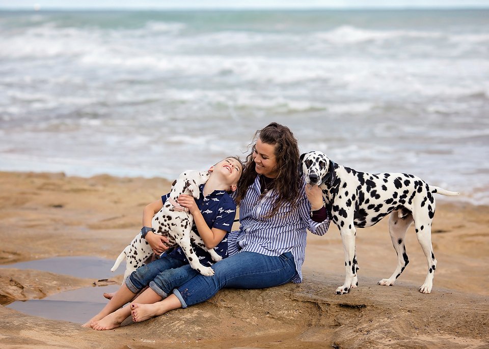 Geelong family photography barwon heads beach