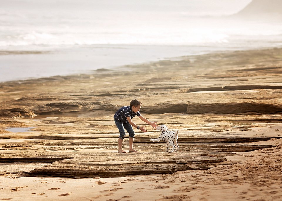 Geelong family photography barwon heads beach