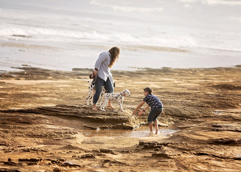 Geelong family photography barwon heads beach