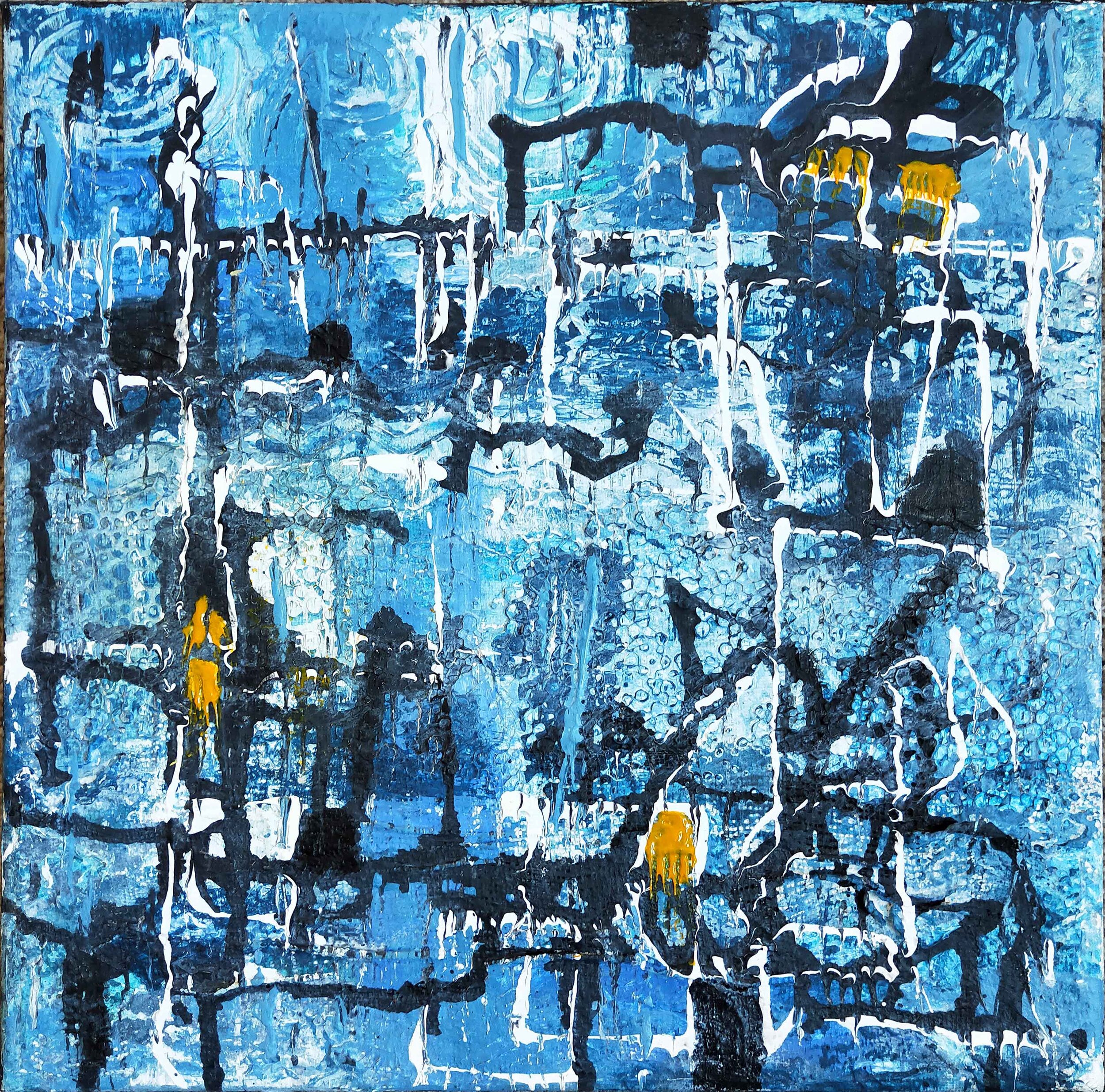 Sapphire Coast Rockpools 200 x 200mm
Acrylic on canvas 2019. Collection of the Artist