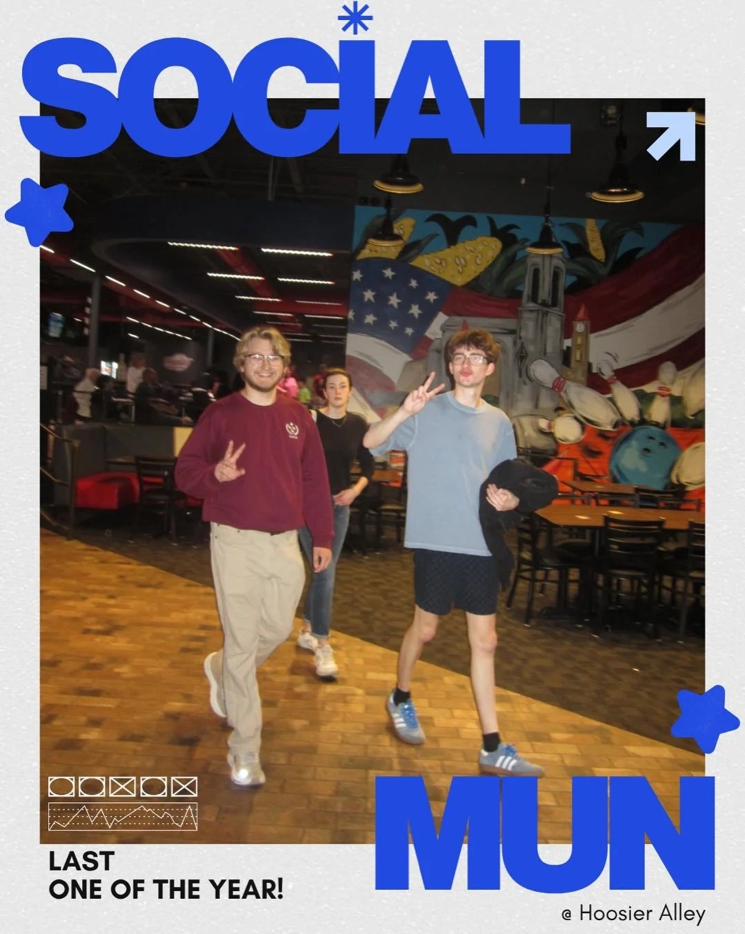 Last social of the year! Trust were still going to make sure that the Midwest circuits on the rise next year even after the enemies we&rsquo;ve made during lazer tag&hellip;. 🪩⭐️🪅