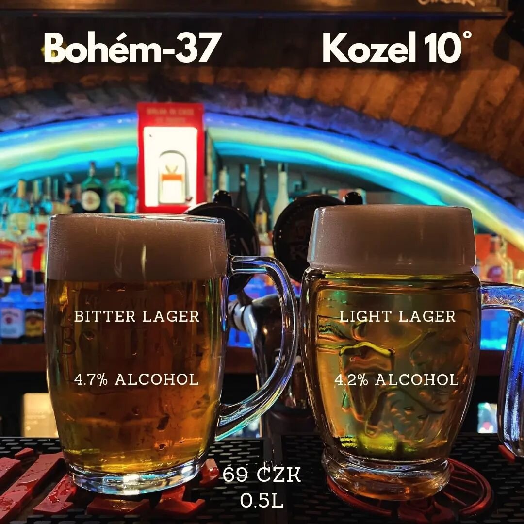 Our current selection of draft beers 🍻 Always fresh and crispy

Beer brewing has been a long tradition in the Czech Republic that started in Břevnov Monastery in Prague in 993. Nowadays we cannot imagine Czech Republic without beer and the foamy hea