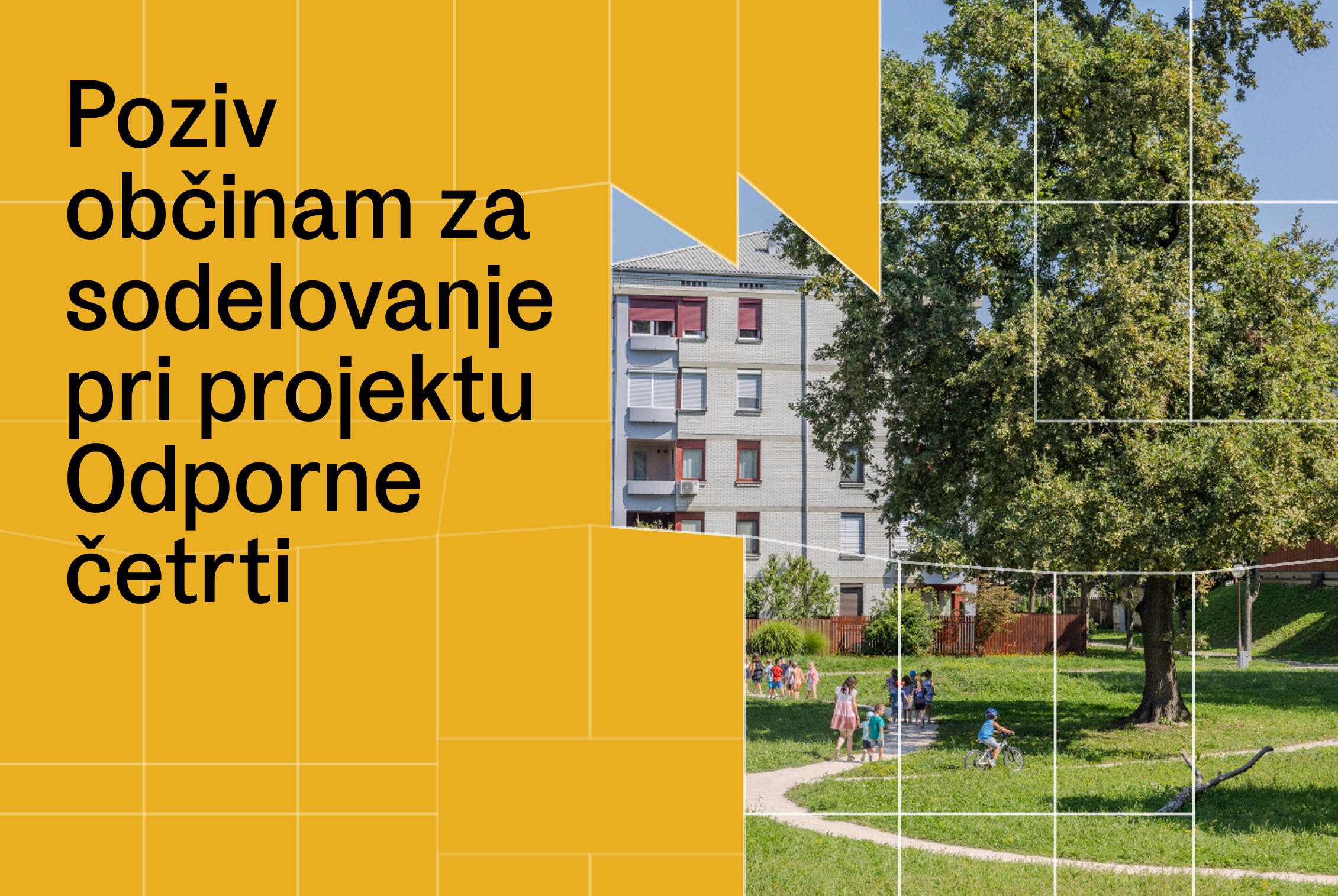 Iščemo dve slovenski občini, ki bosta pridobili akcijski načrt odporne četrti
