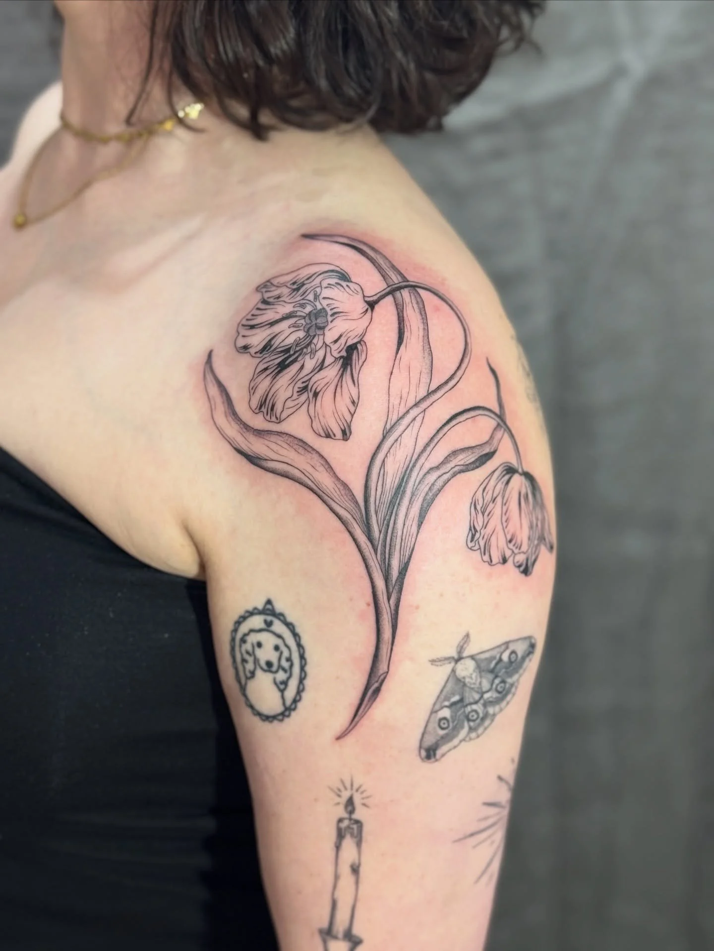 thank you sooo much naomi! 🌷🌷🌷 adored making this and meeting you, tulips forever 🌷🌷🌷 

📍@botanica.tattoo 
💌 booking enquiry form linked in bio ~ my books are always open