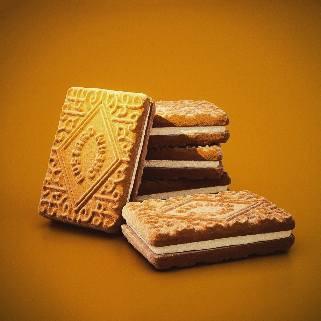 Custard Creams

#biscuits #custardcreams #3dmodeling #redshiftrender #redshift3d #c4D #zbrush