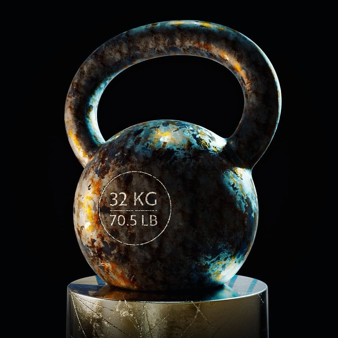 Big ol' rusty kettlebell.

#kettlebell #c4d #redshift #dailyrender #3DModelling #motiongraphics