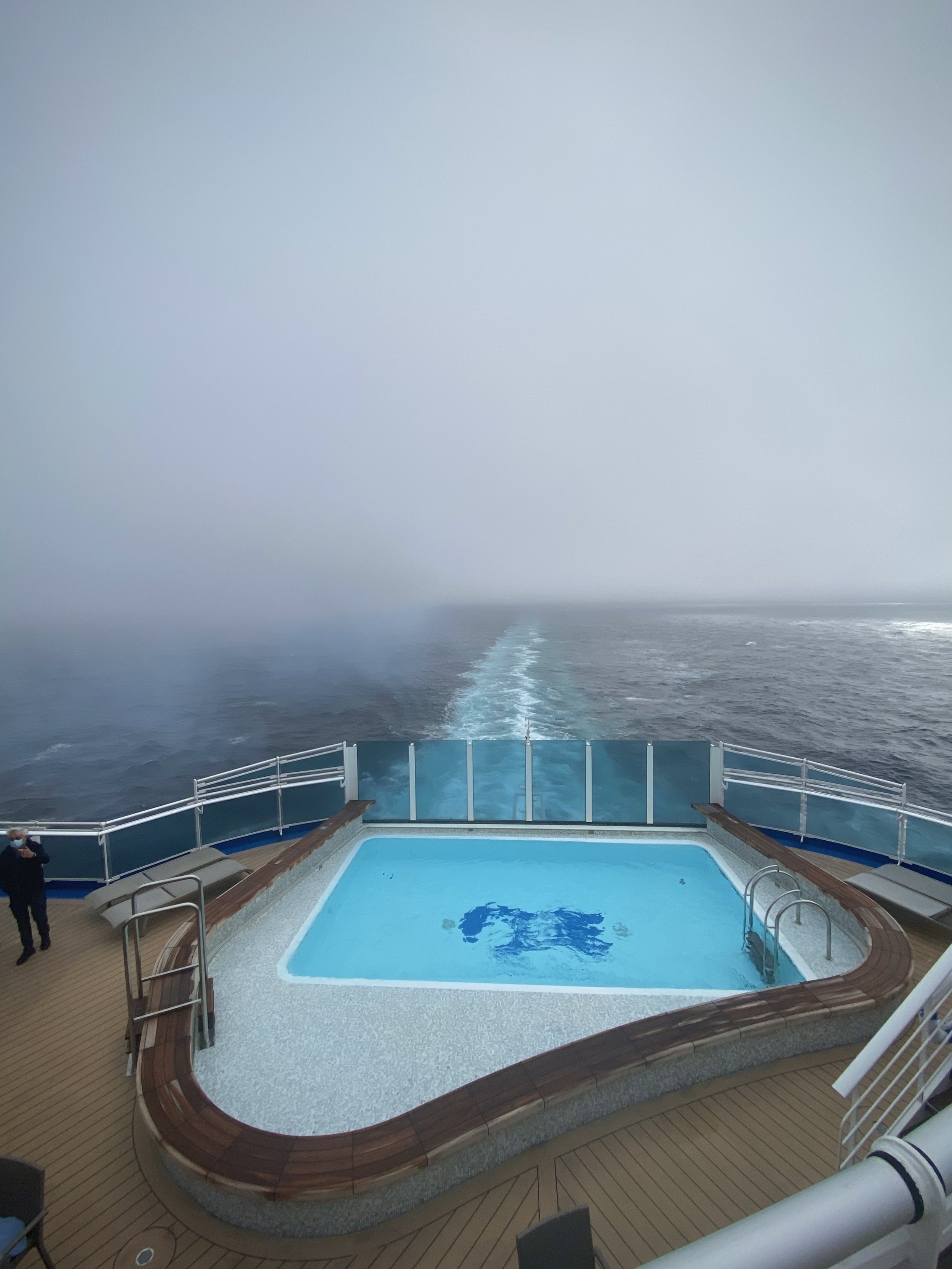 Foggy day at sea