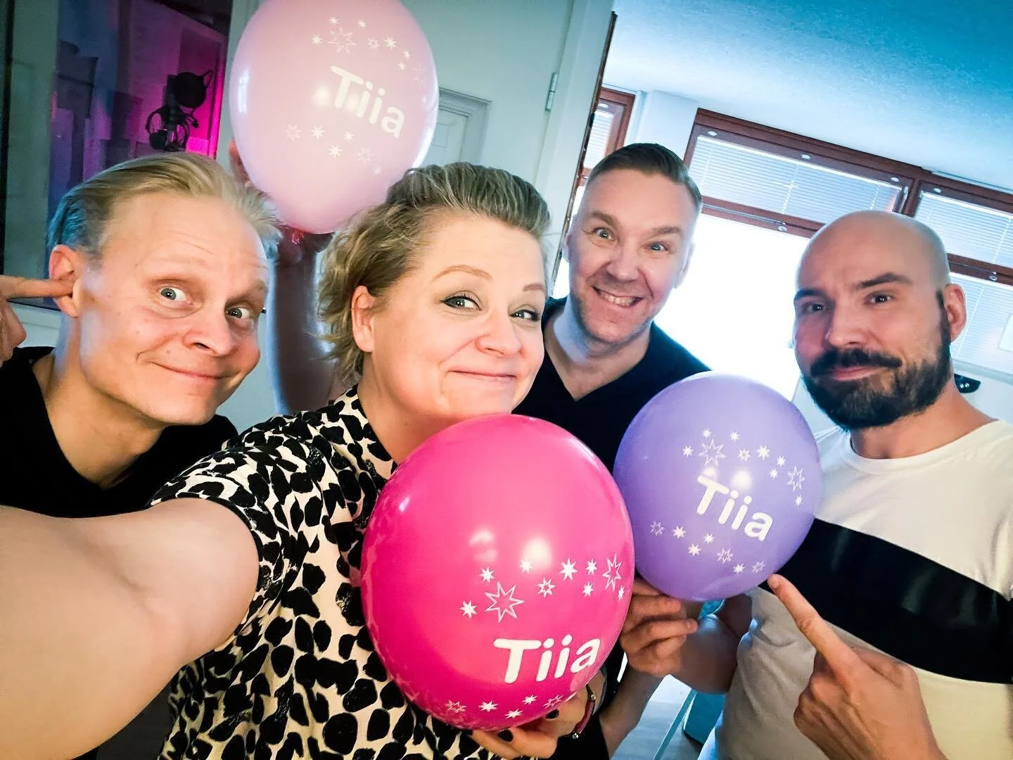 With these fine dudes &amp; excellent balloons I wish you a Happy Vappu! &hearts;️