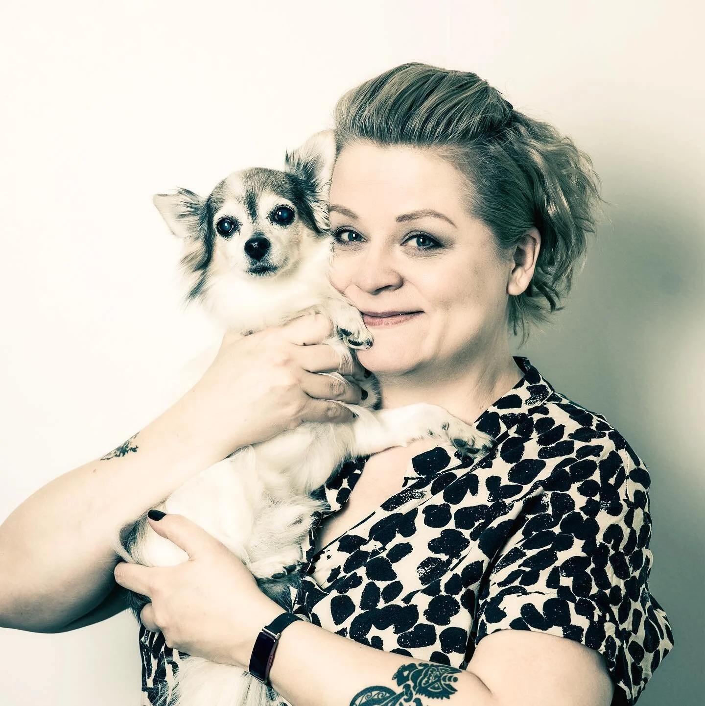 Me &amp; E. Portrait by Marko Saaresto.

🐾🐶💕
