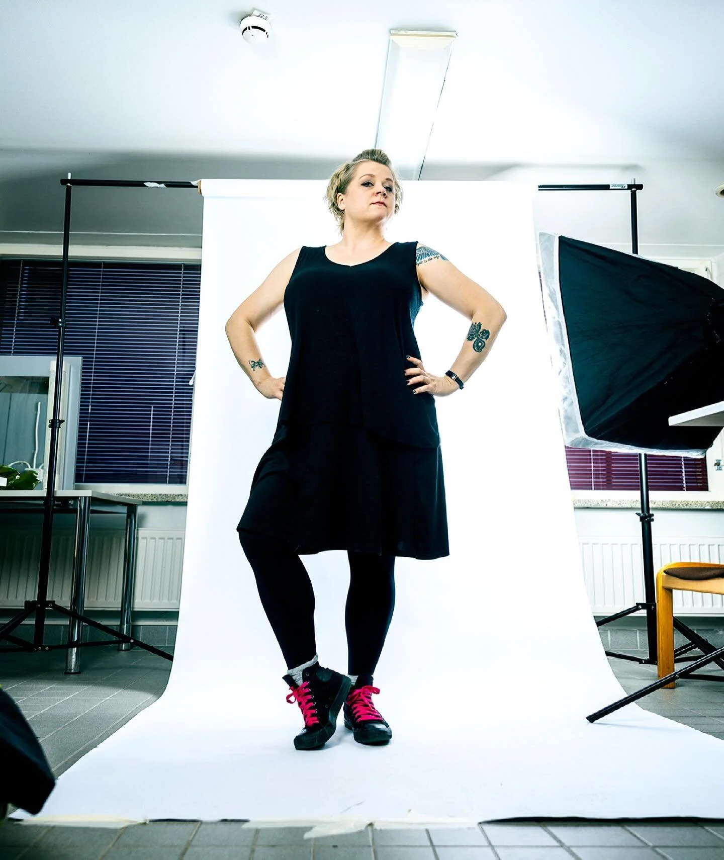 In the past few weeks, I&rsquo;ve worked as the still photographer for the upcoming @CMorefi show #Karuselli &amp; set up a mini popup studio in various places, including this dressing room of @aleksanterinteatteri, an air-raid center deep undergroun