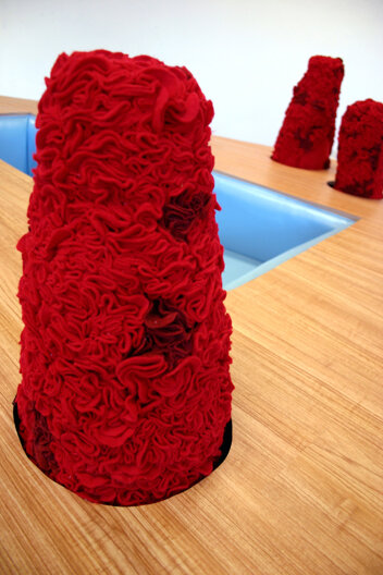 Water Landing, 2007, Tilt Gallery and Project Space, Portland, Oregon. (site-specific installation)