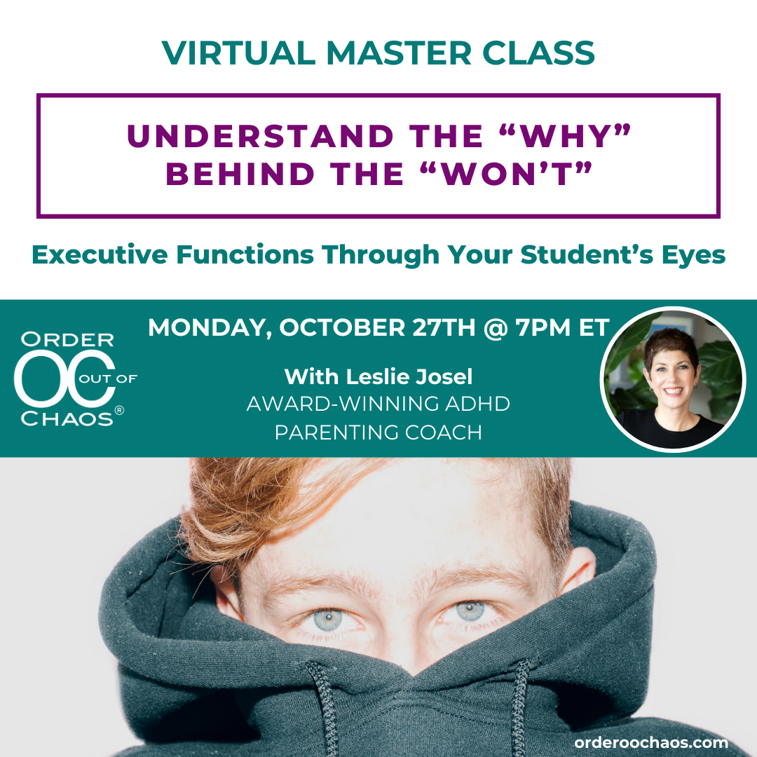 MASTER CLASS: Understanding the “Why” Behind the “Won’t - Executive Functions Through Your Student’s Eyes