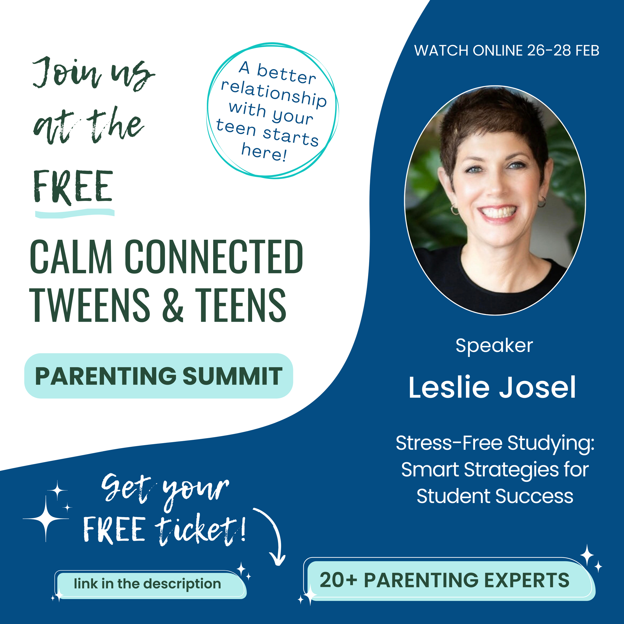 Calm Connected Tweens &amp; Teens Parenting Summit