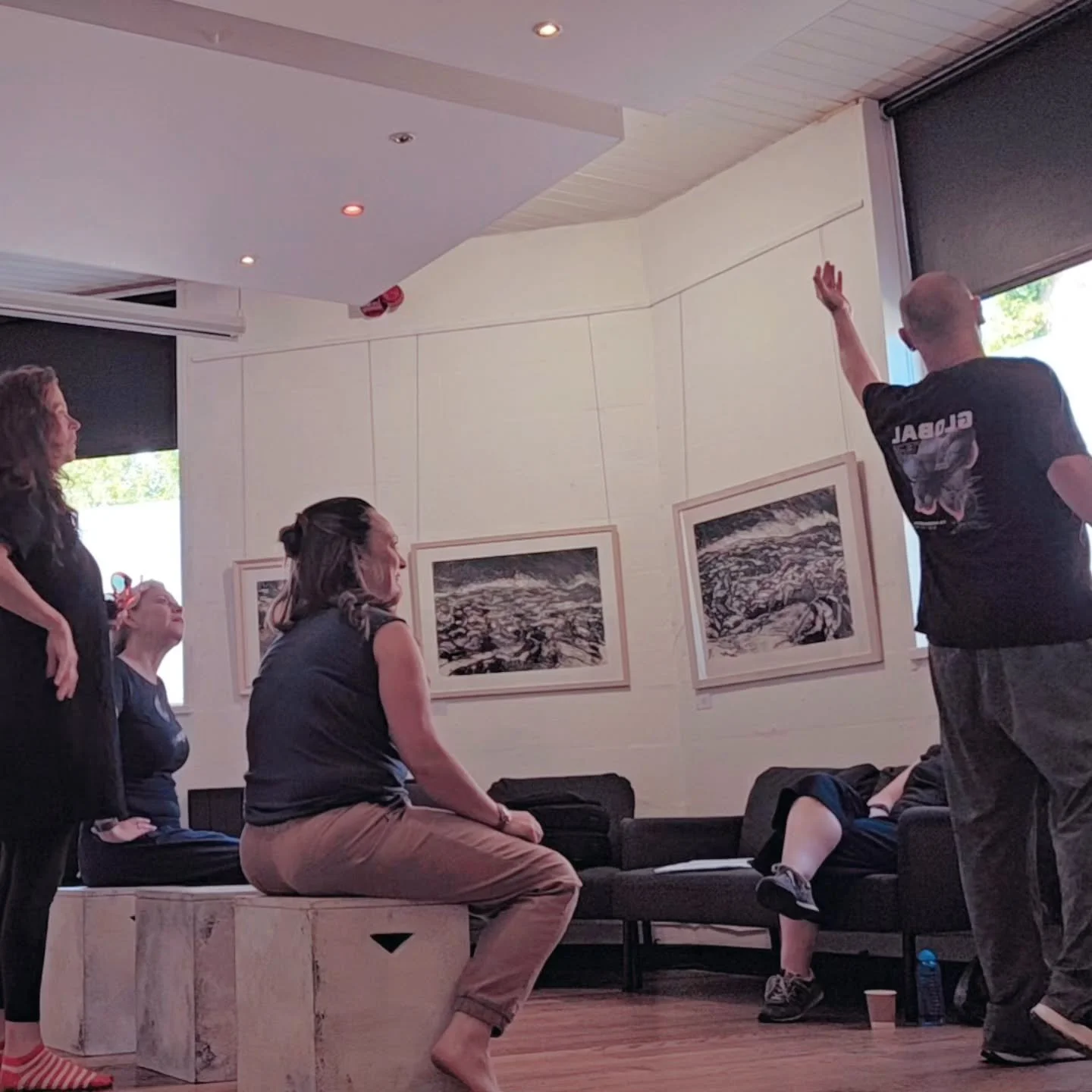 Working with super talented choreographer and movement director @zakphillipsyates today. What an absolute star. Come to Blastfest tomorrow to see the hilarious results!