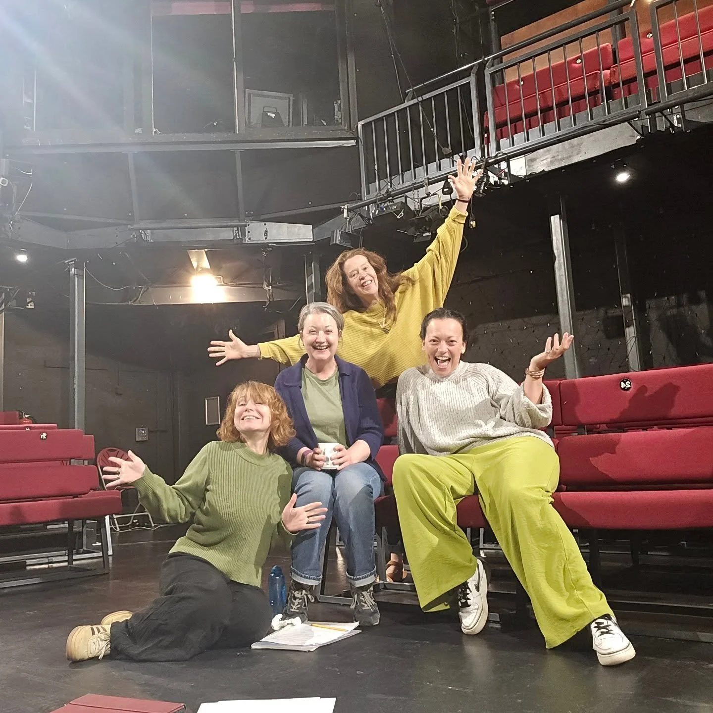 We're off! Spending 4 days on R&amp;D for Ladies That Splash with a work in progress showing on Thurs eve @thedukeslancaster 

If you have any watery stories to share to help make our play you can drop in to the theatre tomorrow between 11 and 1 or e