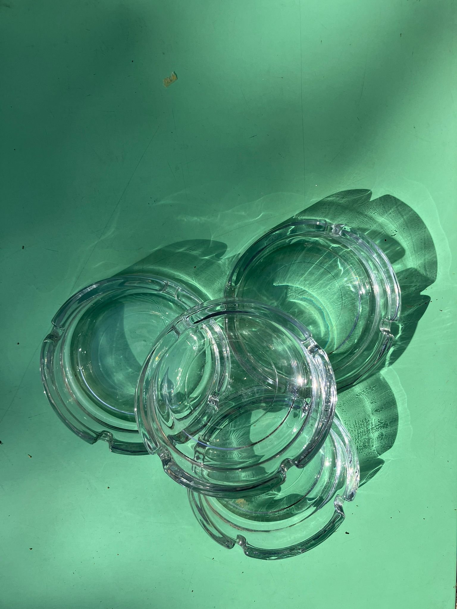 Cendrier en verre