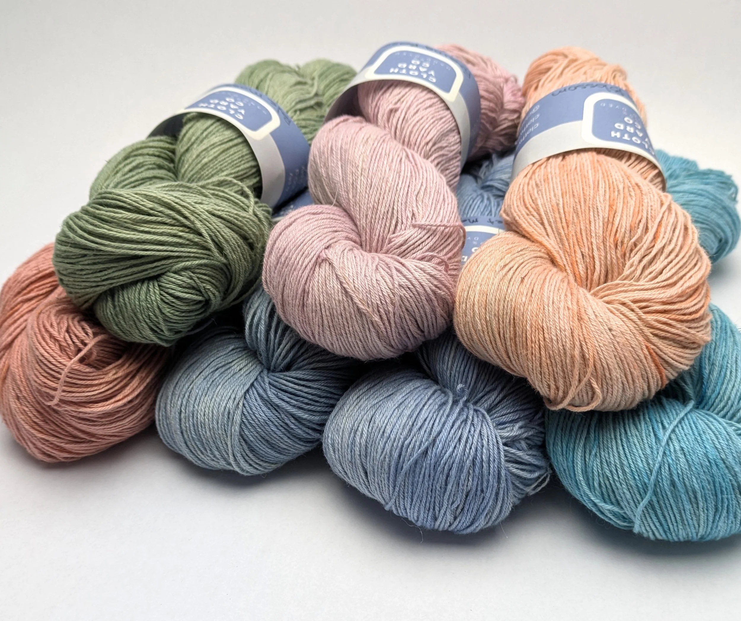 Hand Dyed Organic Cotton and Linen Yarn