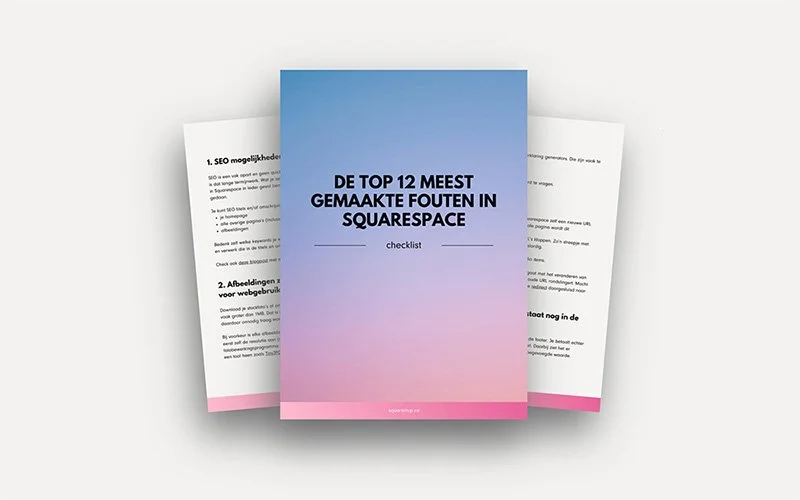 Squarespace professional Nederland - website laten maken