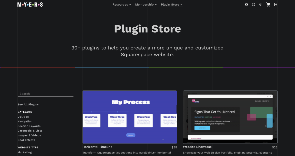 beste Squarespace plugins - Will Myers