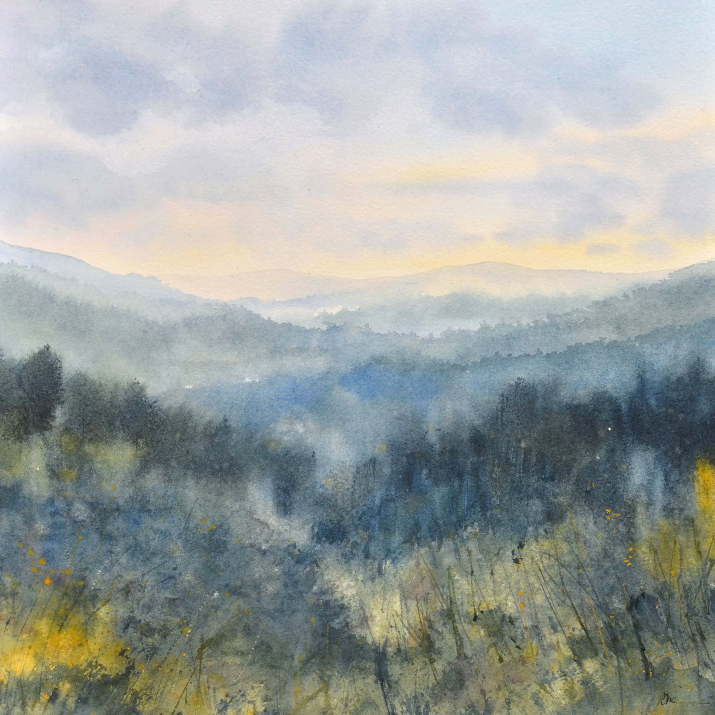 First Light 12" x 12"