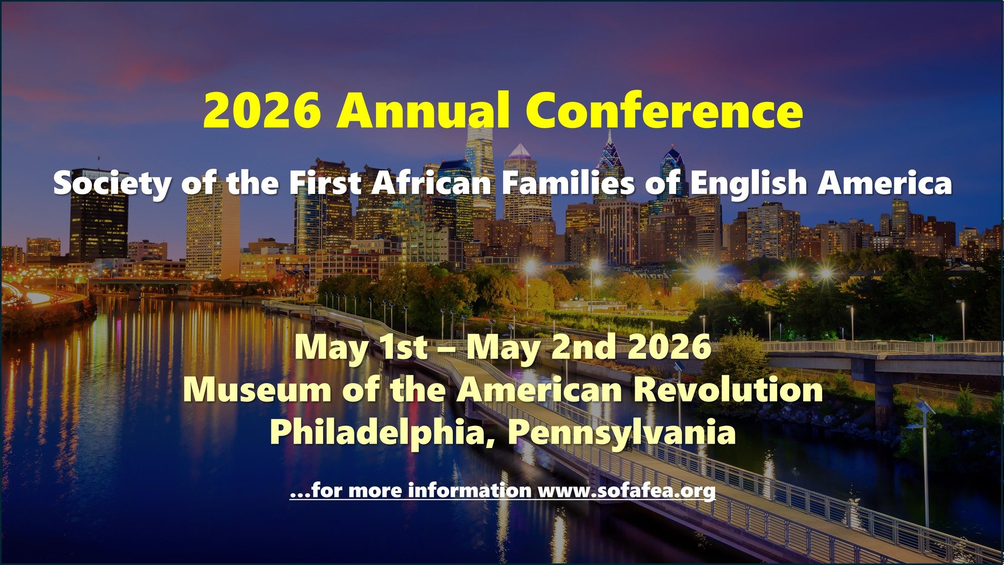 Genealogy - SOFAFEA Conference