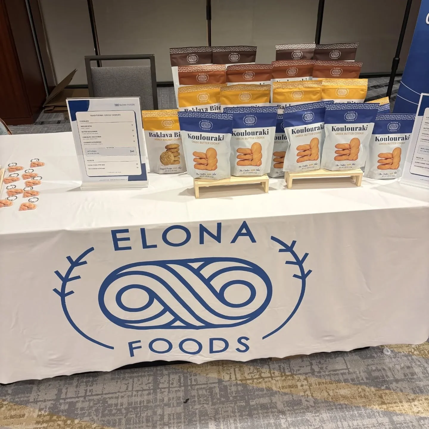 We are having a blast meeting you all at FDF and spreading the mutual love for Koulourakia! We will be here all weekend 🇬🇷