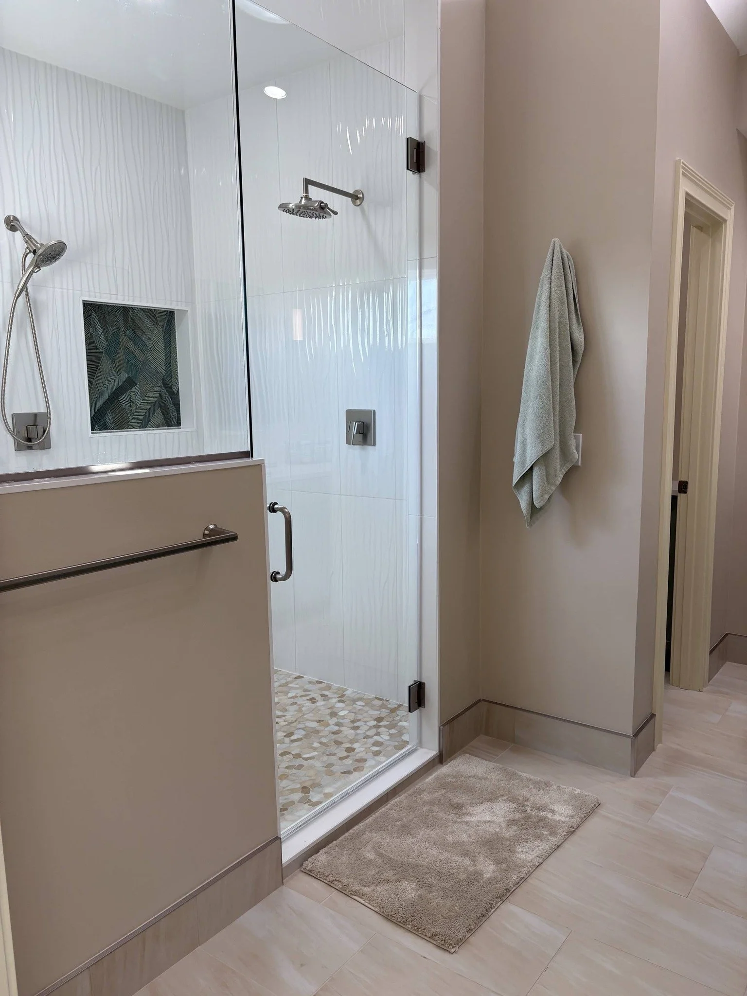 Shower room after