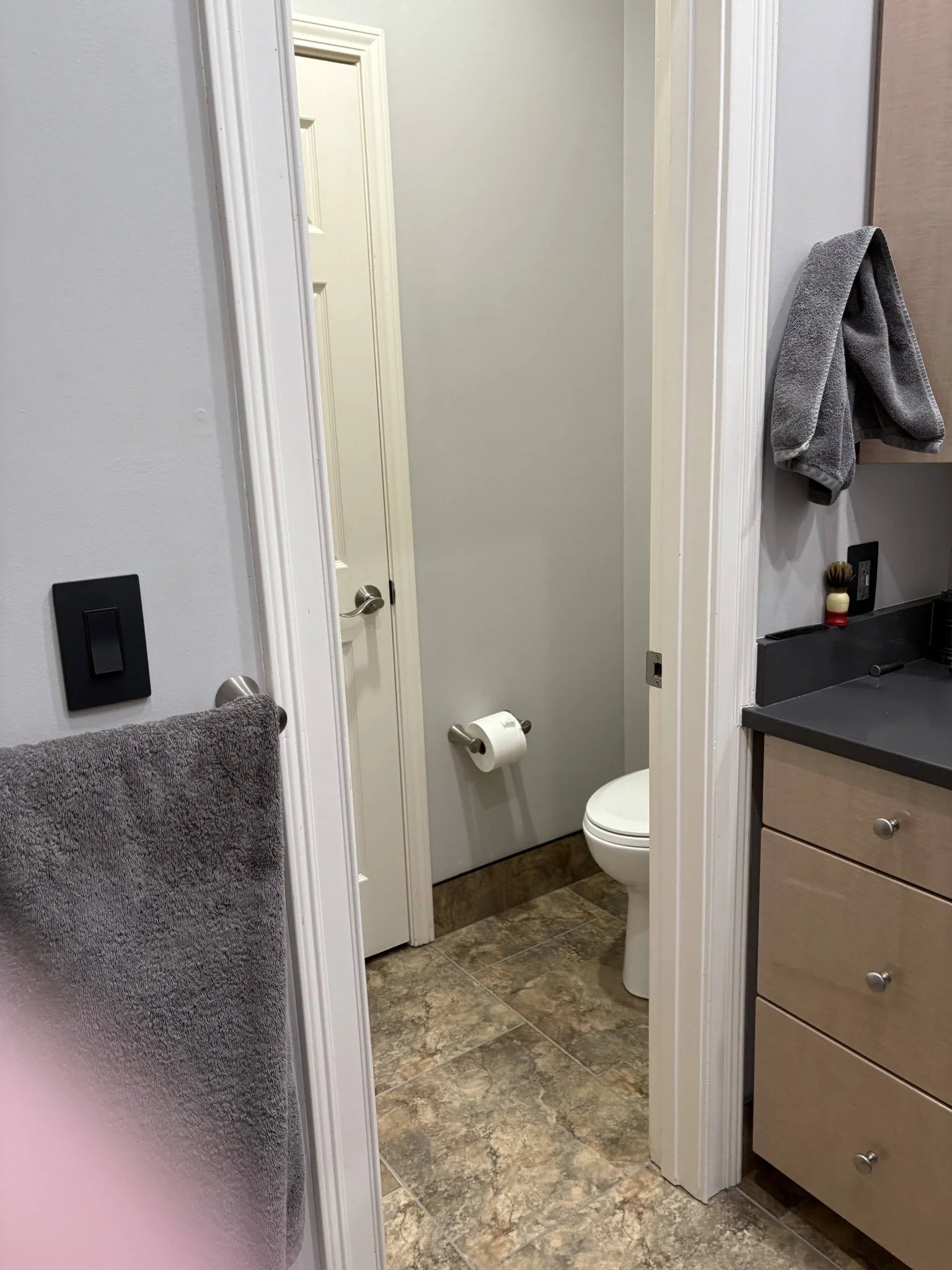 Toilet room before