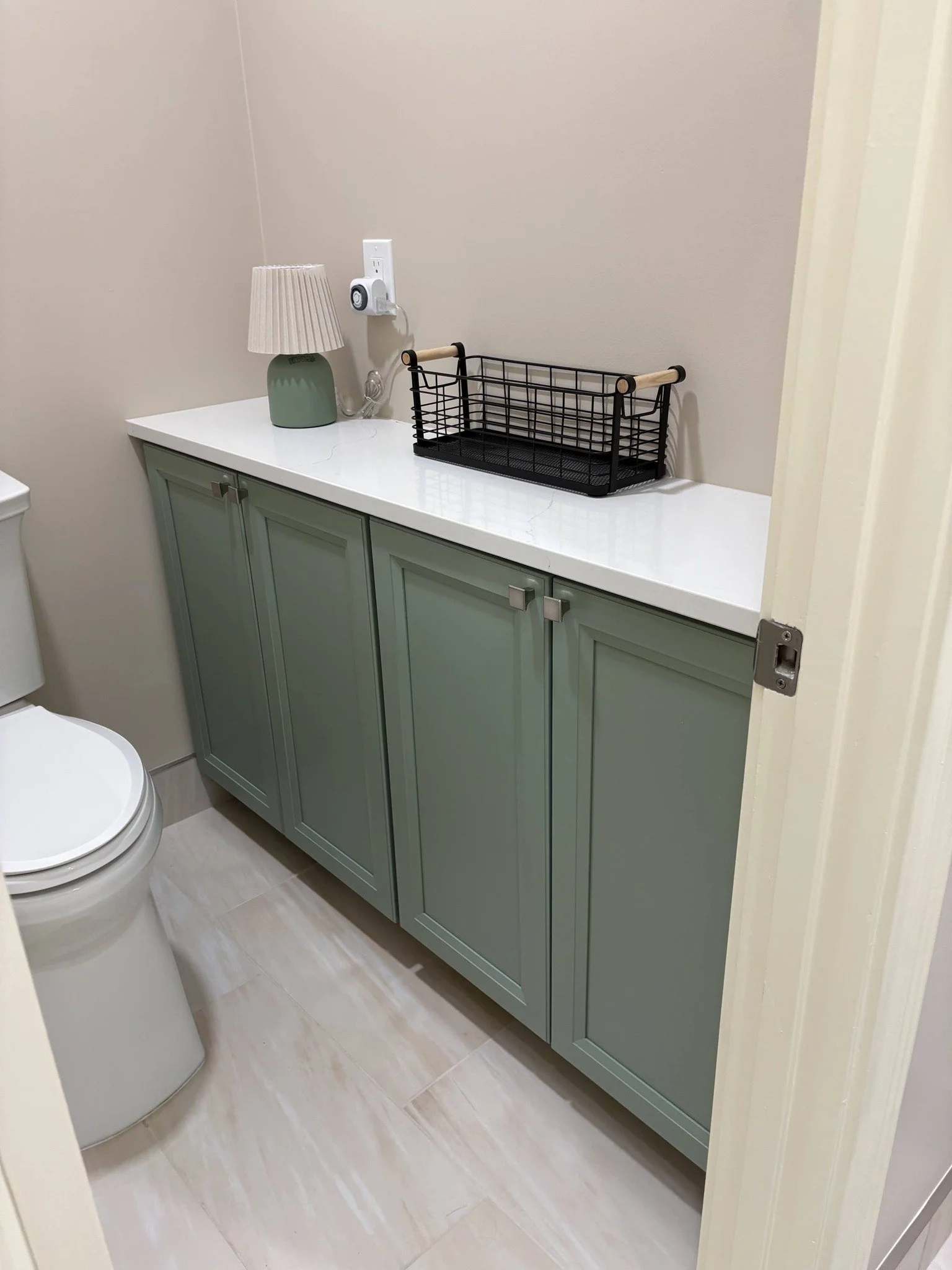 Toilet room after