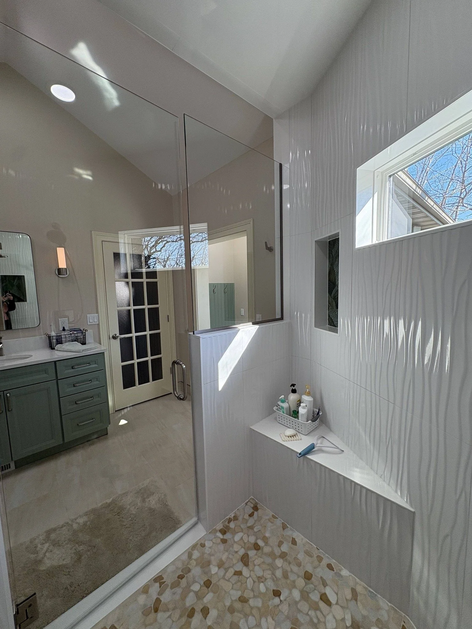 Shower room after