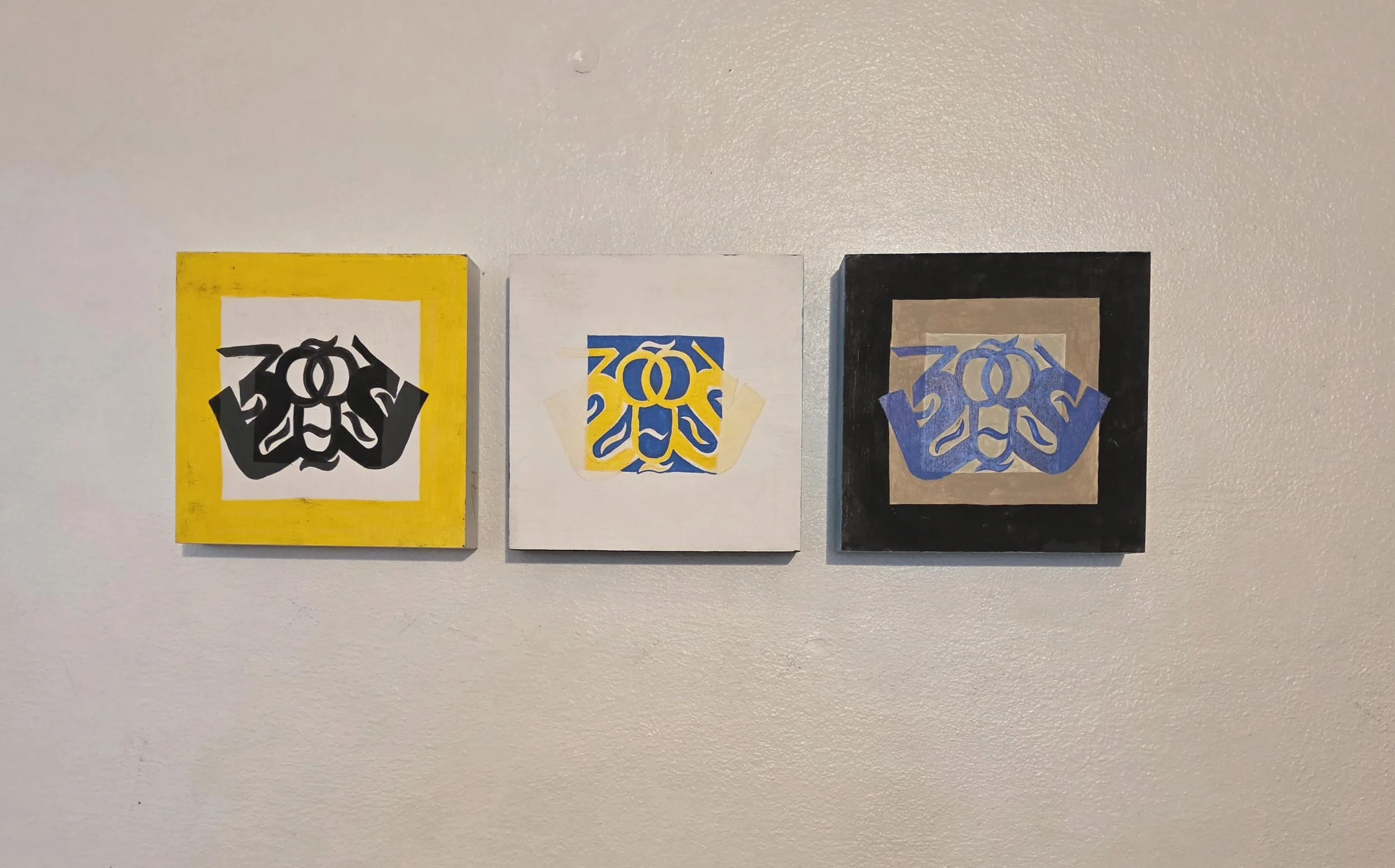 Lost Language #11 (Triptych)