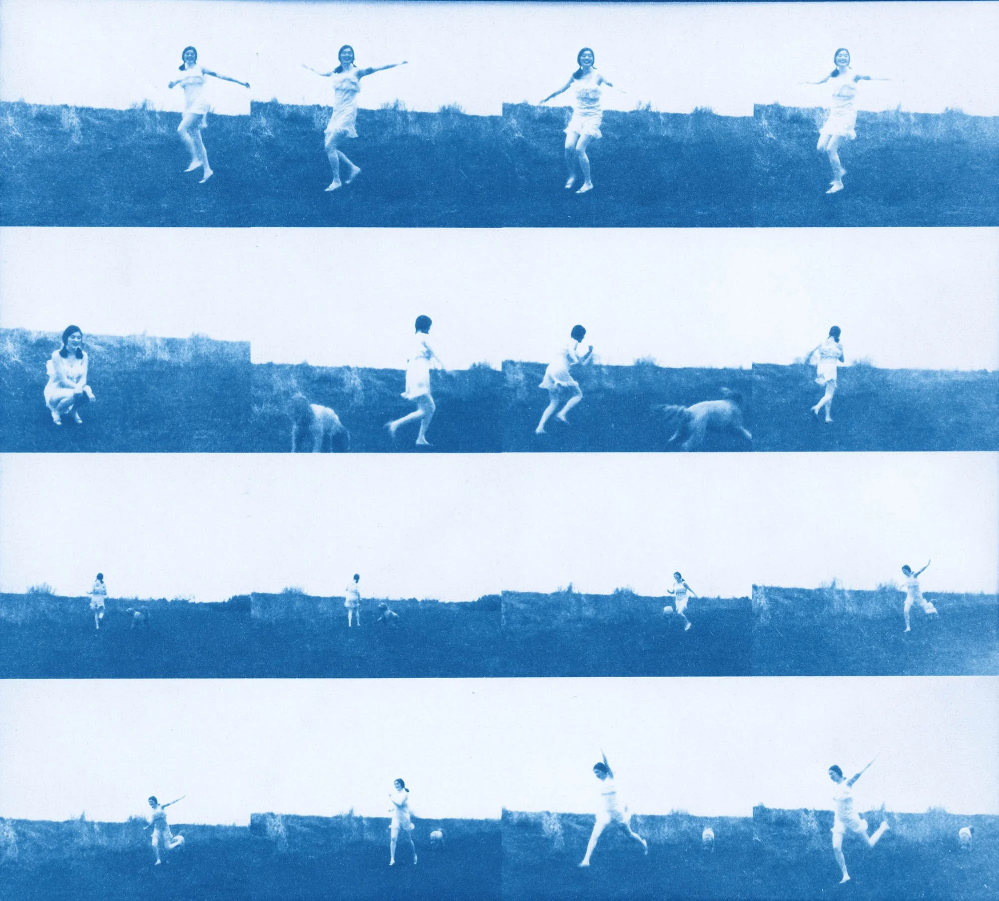 Apology to George, Film Still #1 (2026) - Cyanotype on Hahnemühle Platinum Rag
