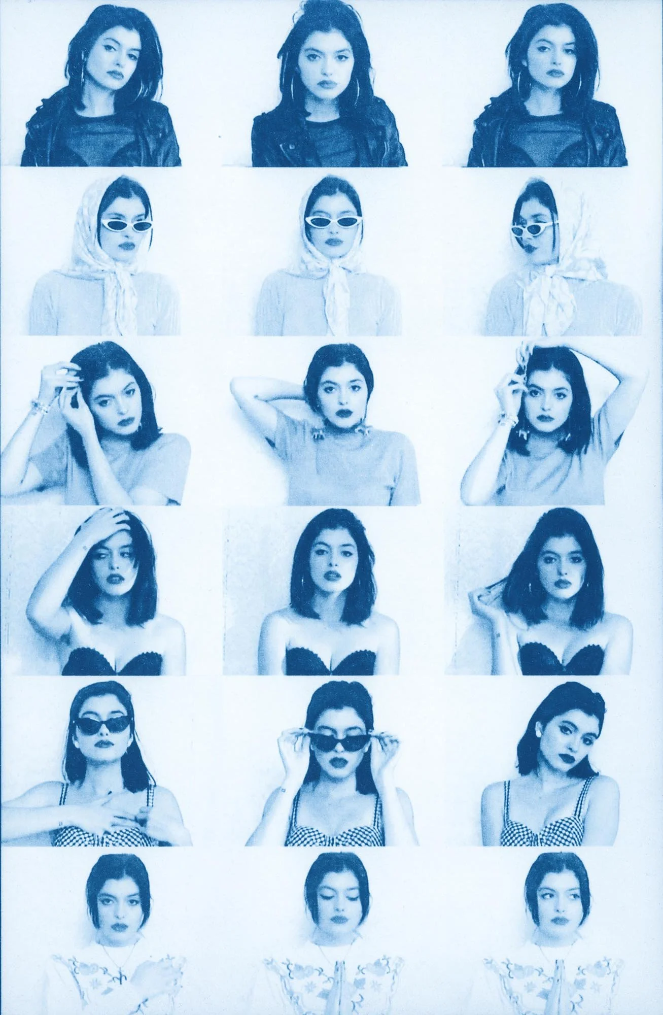 Whores and Virgins, Film Still #1 (2026) - Cyanotype on Hahnemühle Platinum Rag