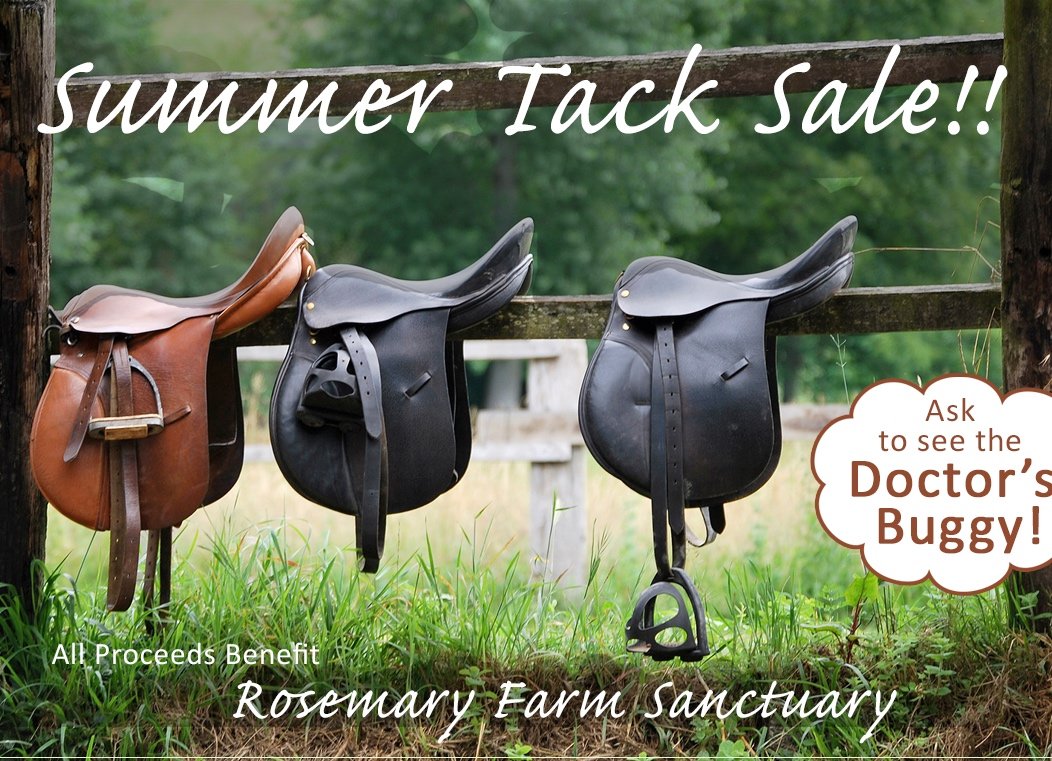 Spring Tack Sale (Memorial Day Weekend)