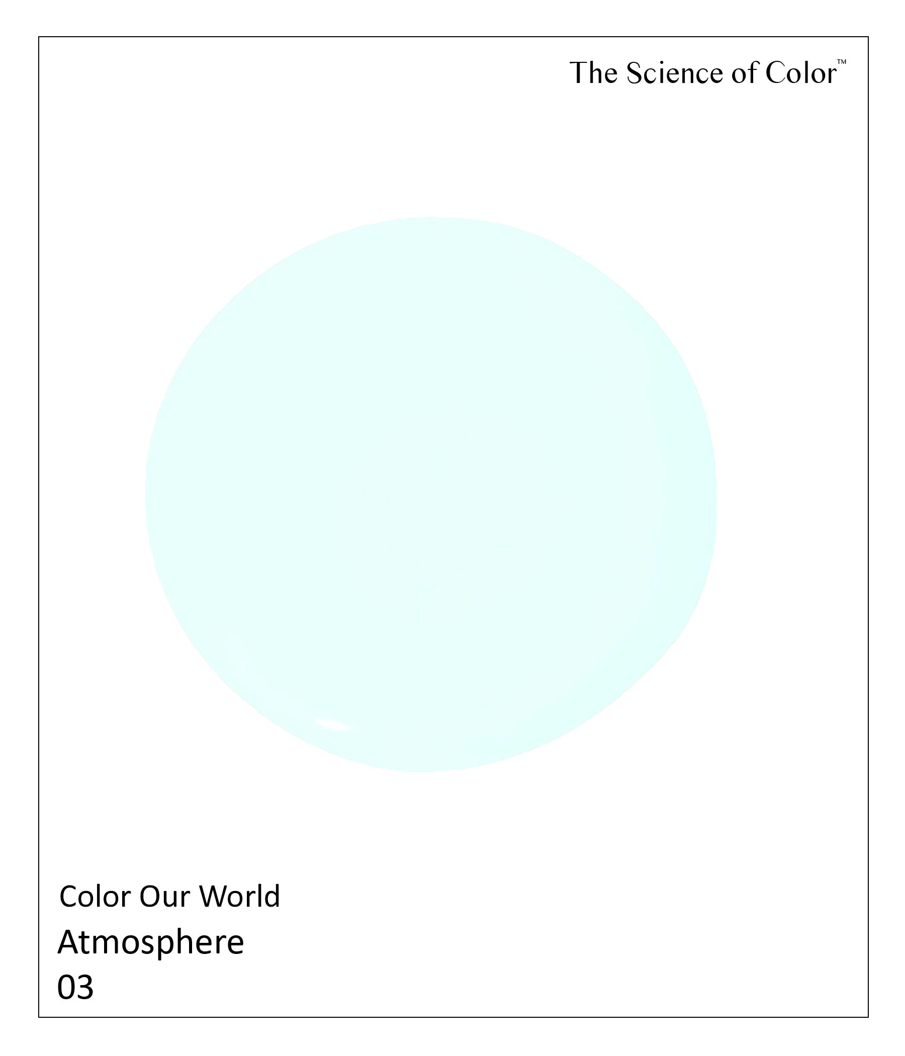 3.	Atmosphere – The color of my grandmother’s sun-flooded kitchen. The walls and ceiling were blanketed in a high gloss version of this heavenly shade. It’s been a labor of love and years in the making to recreate this color from the archives of my m