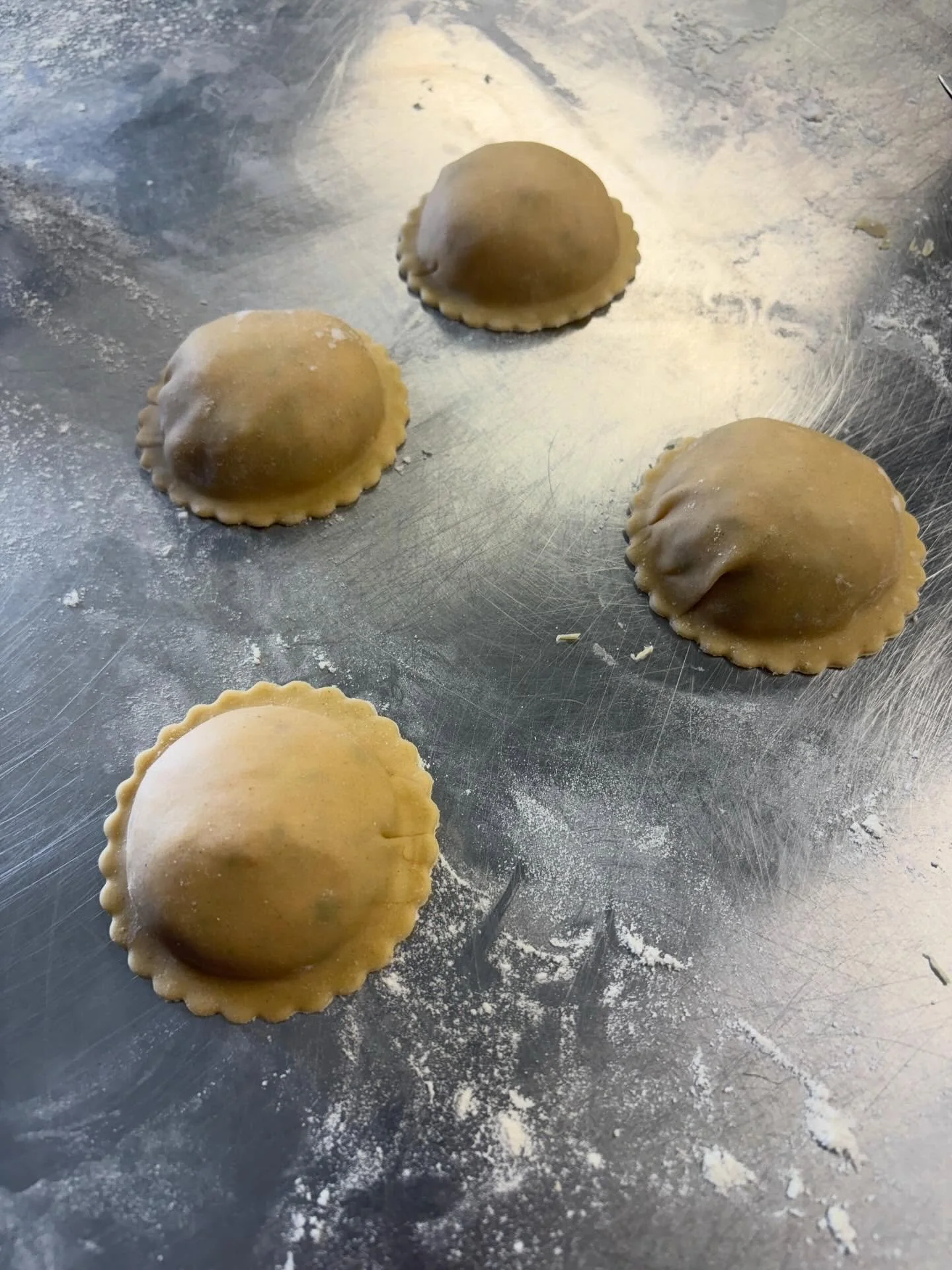 Some deliciousness from the weekend. Crab ravioli, shellfish bisque. Braised new season lamb shoulder, wild garlic gnocchi, peas, broad beans, English asparagus. salt caramel custard, rhubarb compote, brown butter gelato #seasonal #simplicity