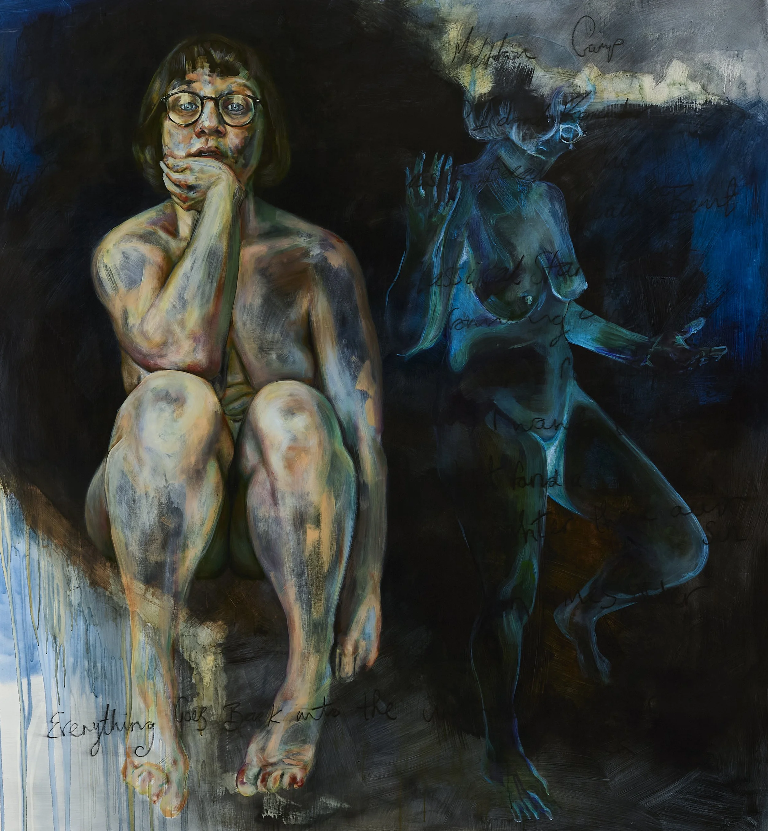"Everything goes back to Star Trek in the end"
oil on canvas, 2020,
195 x 205 cm