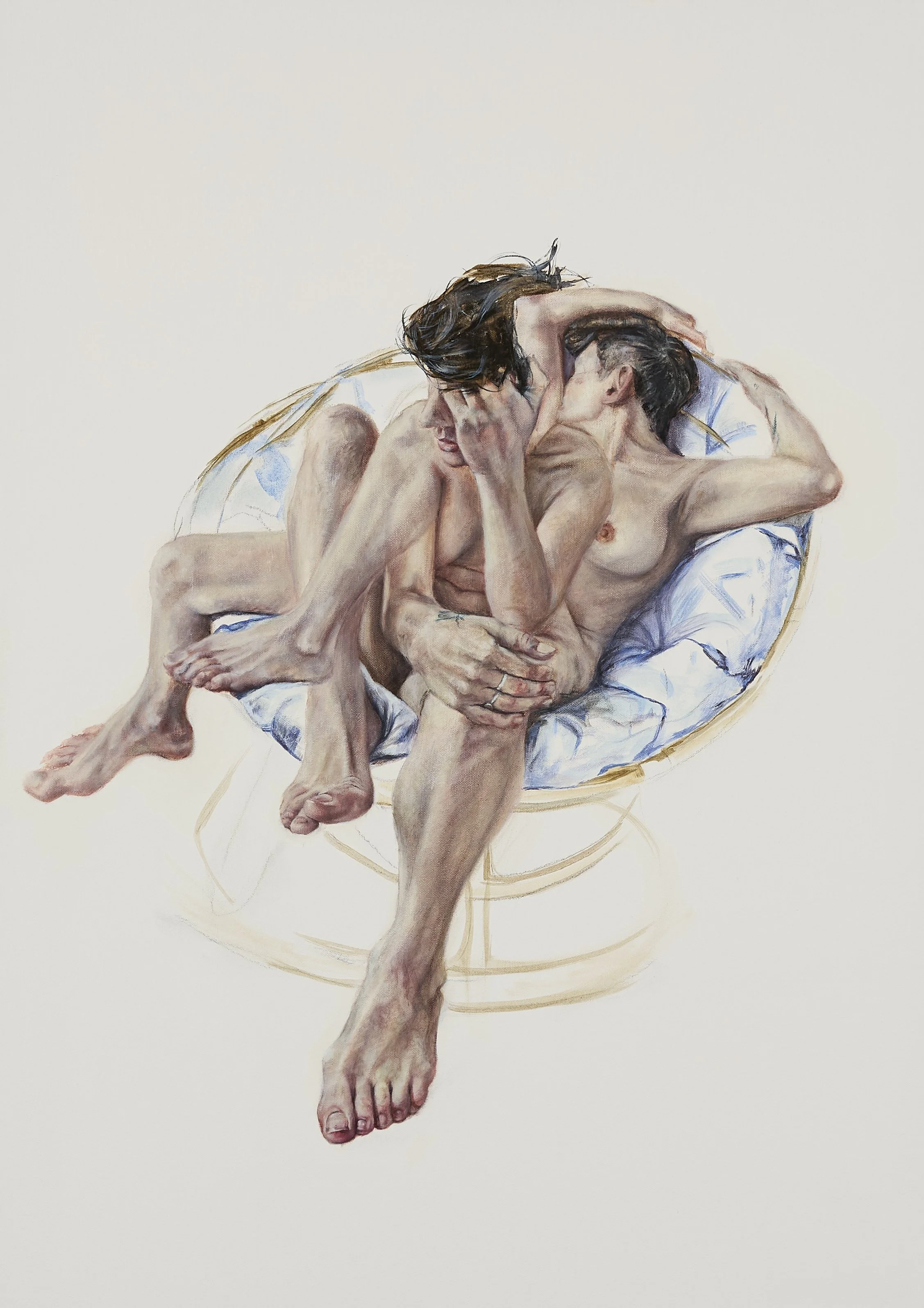 "Blue Chair"
oil on canvas, 2017,
70 x 100 cm