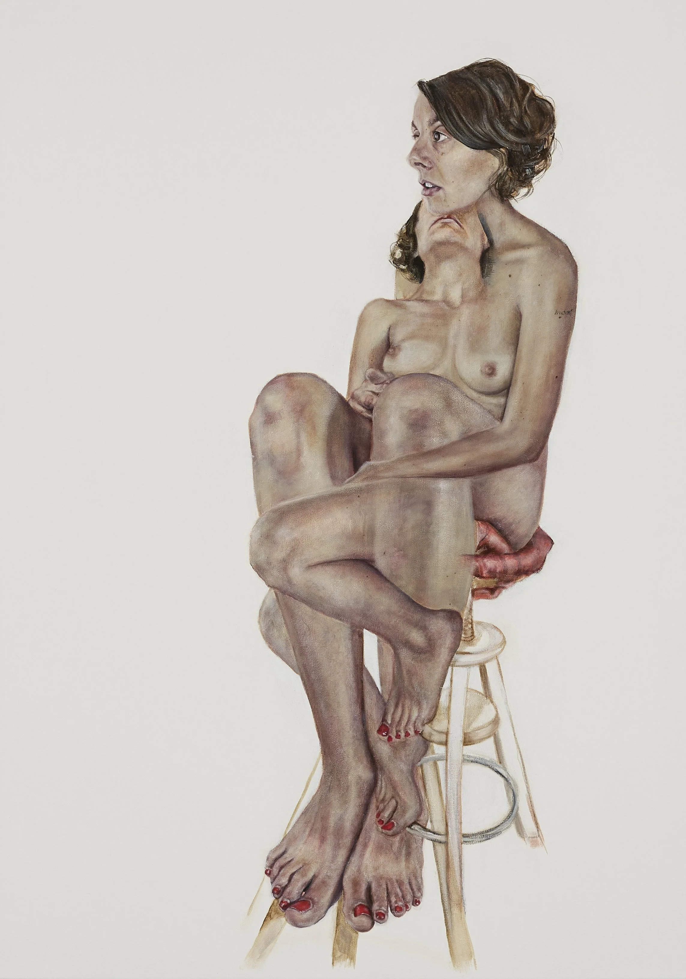 "Red Stool"
oil on canvas, 2017,
70 x 100 cm