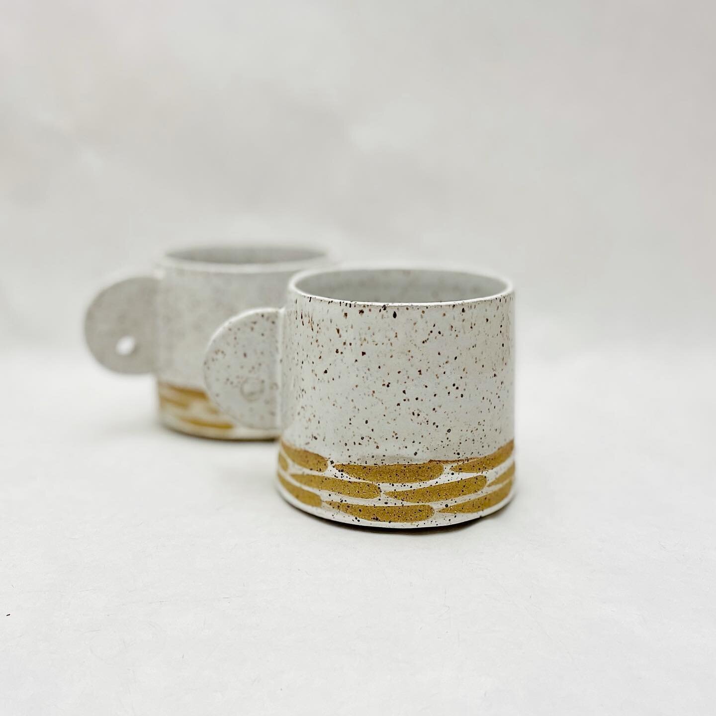 New cups and more of my ceramic pieces are available to purchase @practicalartphx.