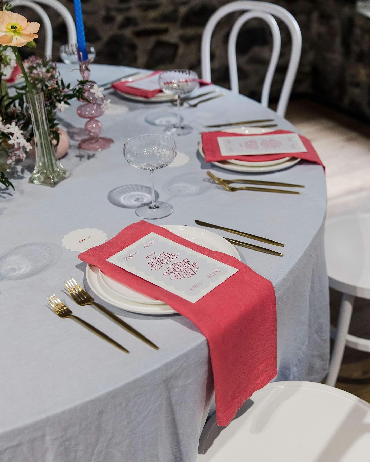 Here for all the colour! Bright, bold and playful tablescapes at @brads.warehouse 

Furniture @willowlane_events 
Stationery @inkertinker.nz 
Florals @floralstylistco 
Tableware @foliohire 
Linen @tble__linen__hire