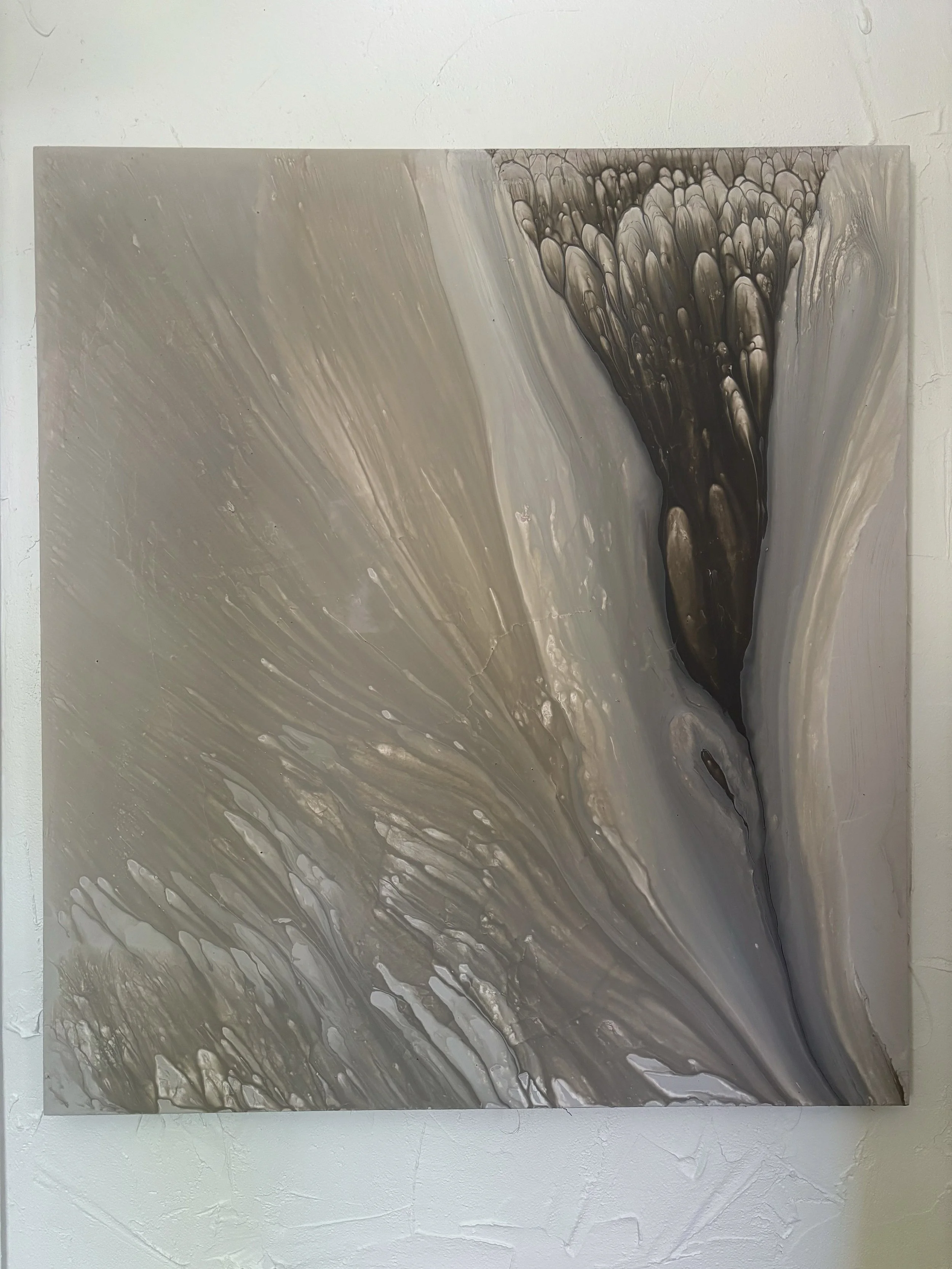 Within | acrylic & ink on canvas - 56 in x 62 in - 2025