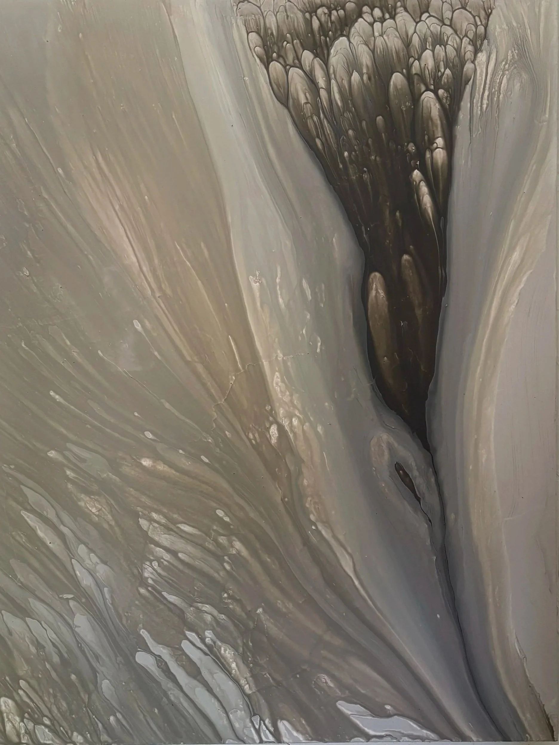 Within | acrylic & ink on canvas - 56 in x 62 in - 2025