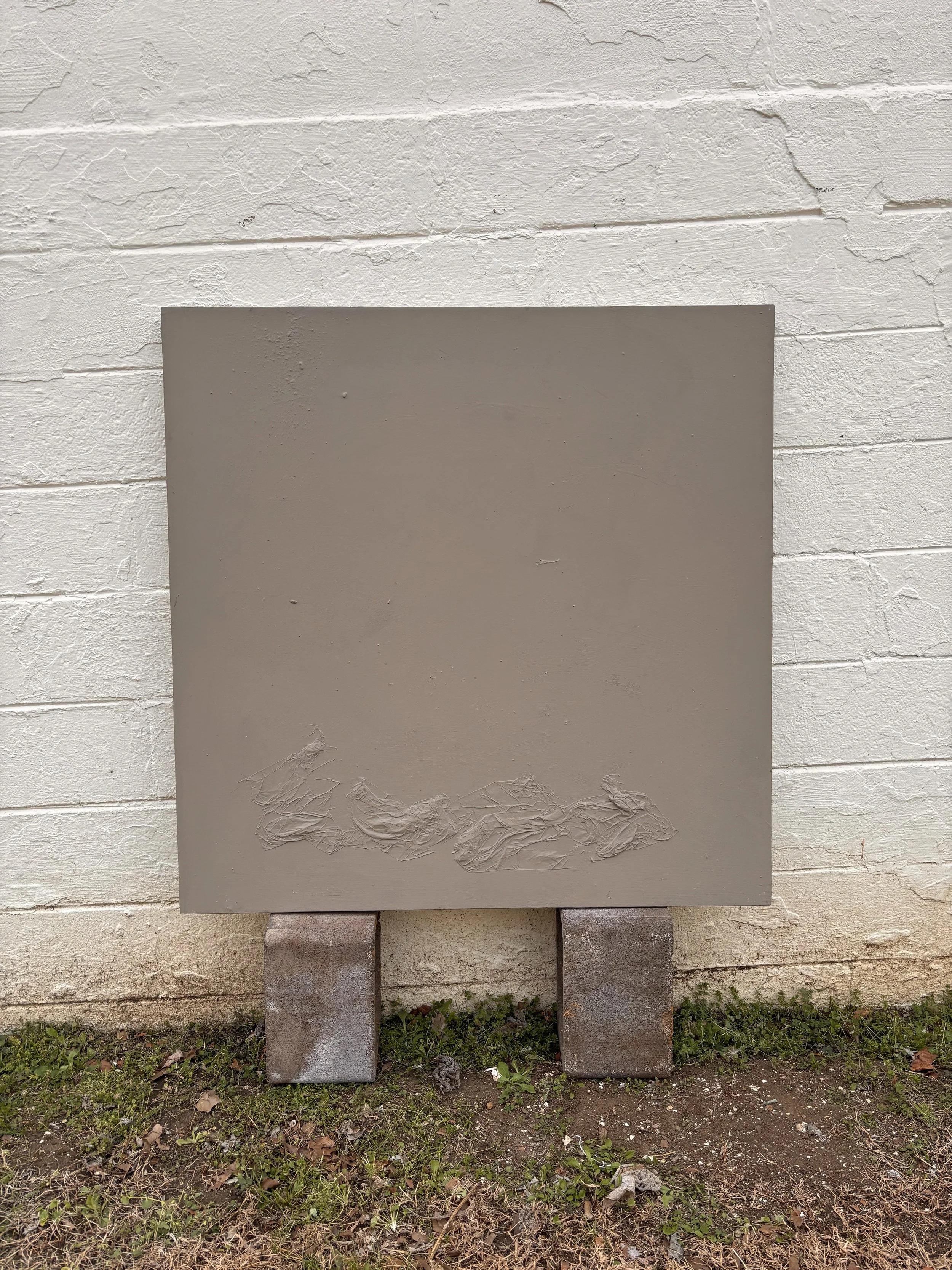 Gray | mixed media on canvas - 44 in x 44 in - 2025