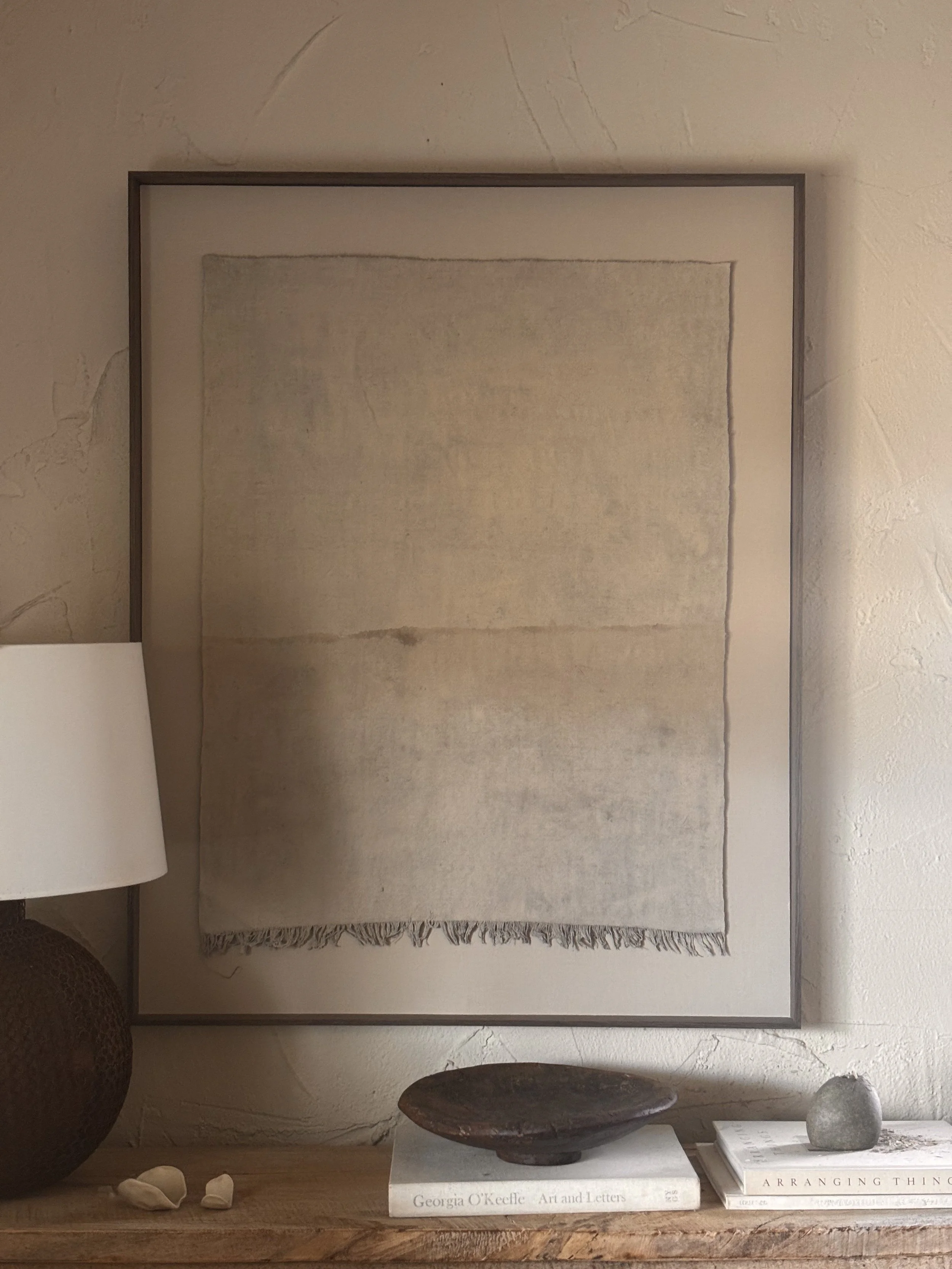 Nowhere No. 5 | mixed media on linen - 32 in x 41 in - 2025