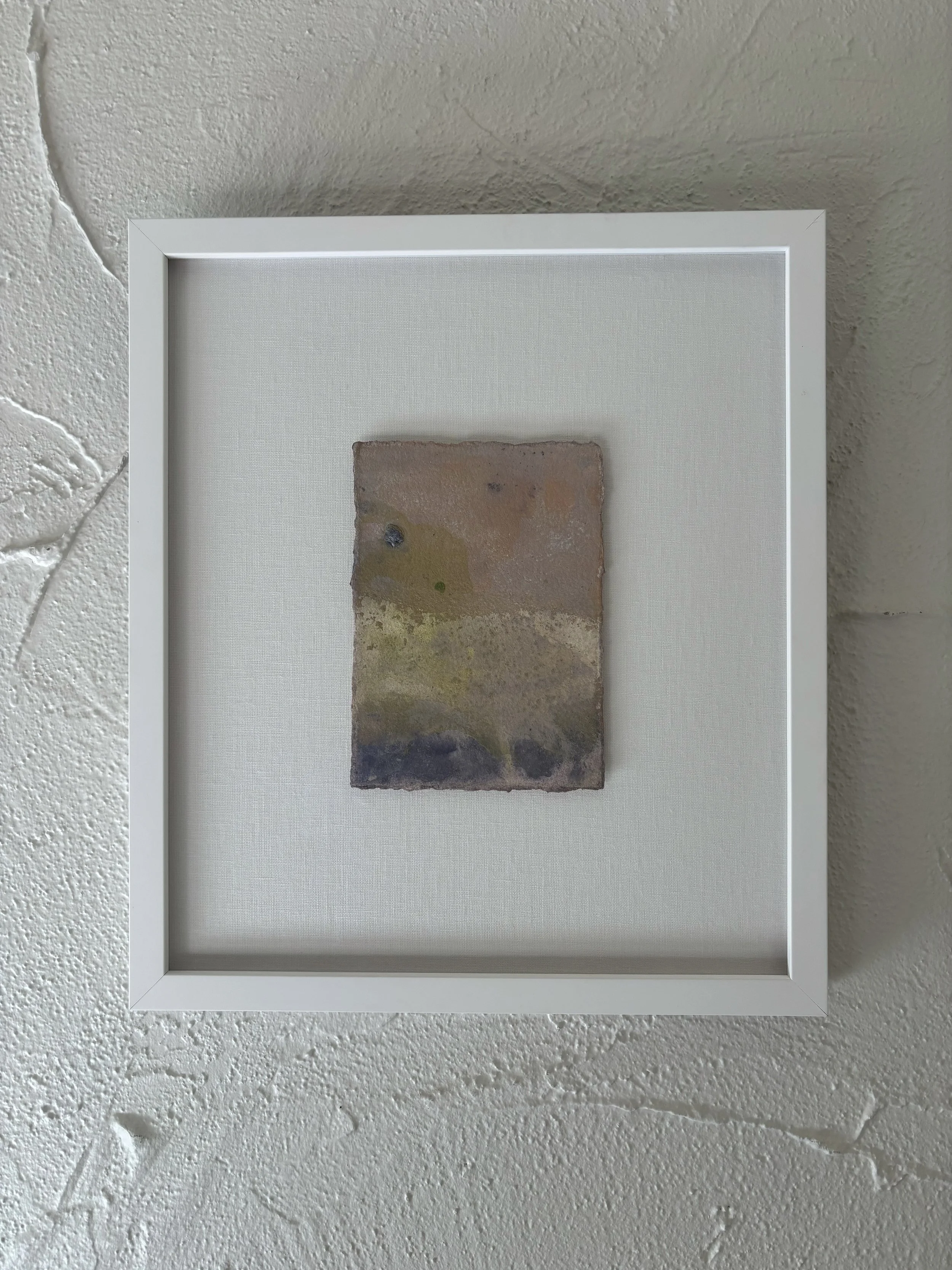 Horizon No. 12 | watercolor on paper (custom framed on linen) - 14 in x 16 in - 2026