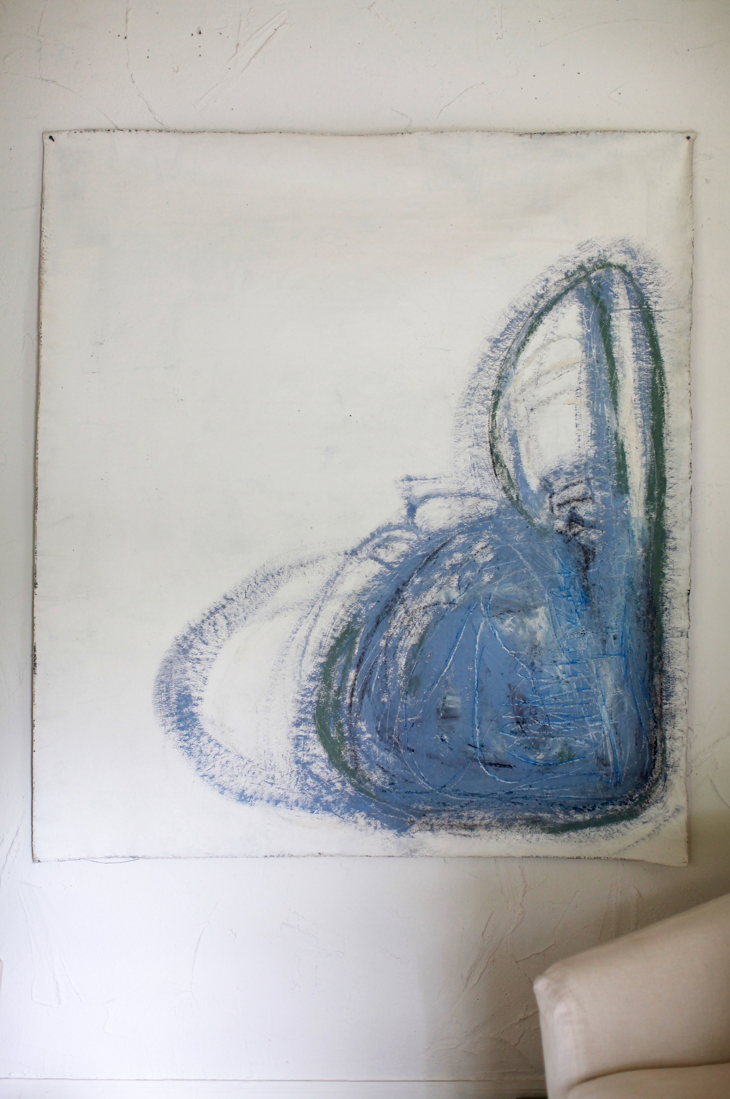 Windblown | acrylic & oil pastel on canvas - 59 in x 66 in