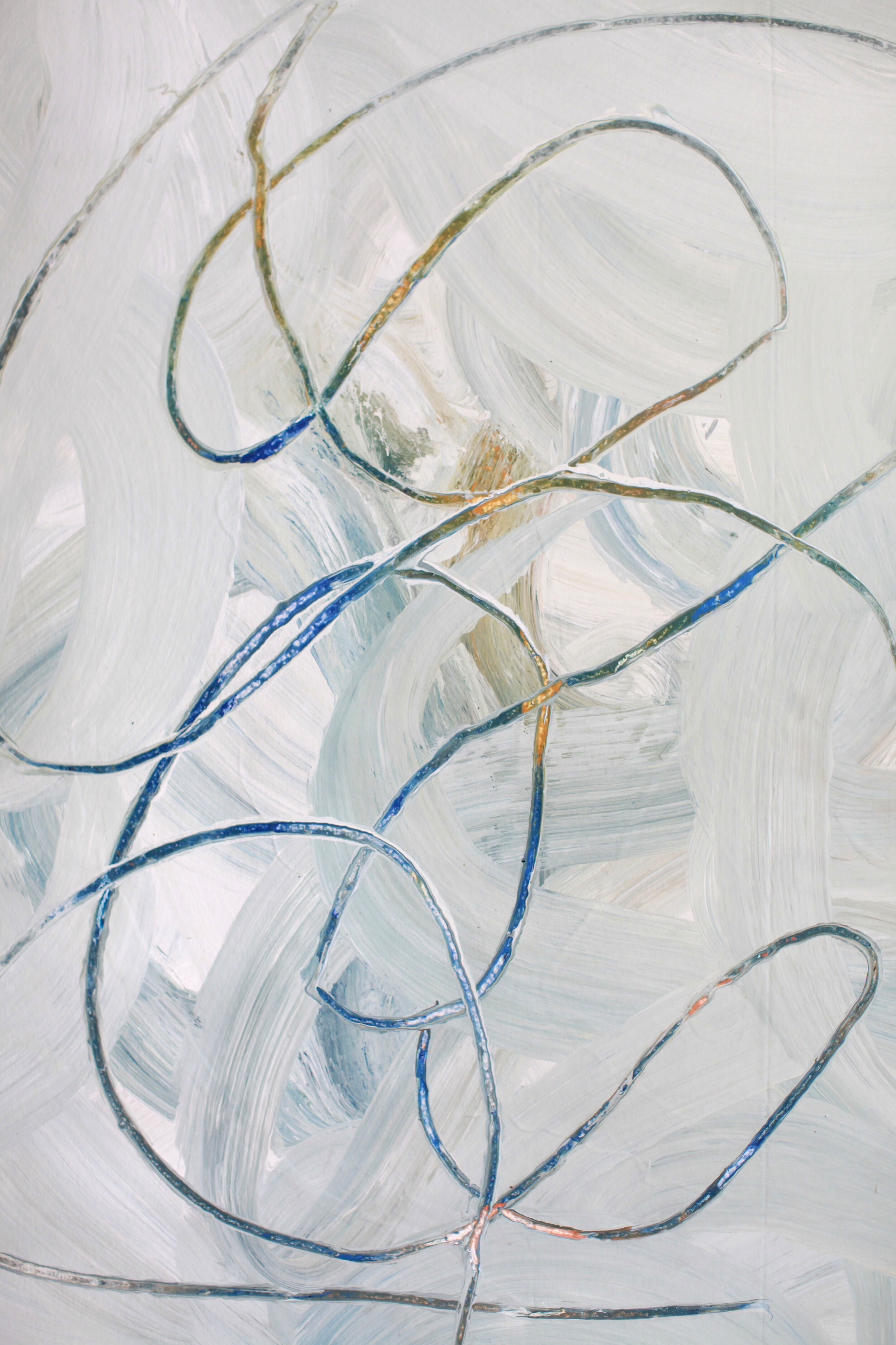Peaceful Remains | acrylic on canvas - 46 in x 60 in