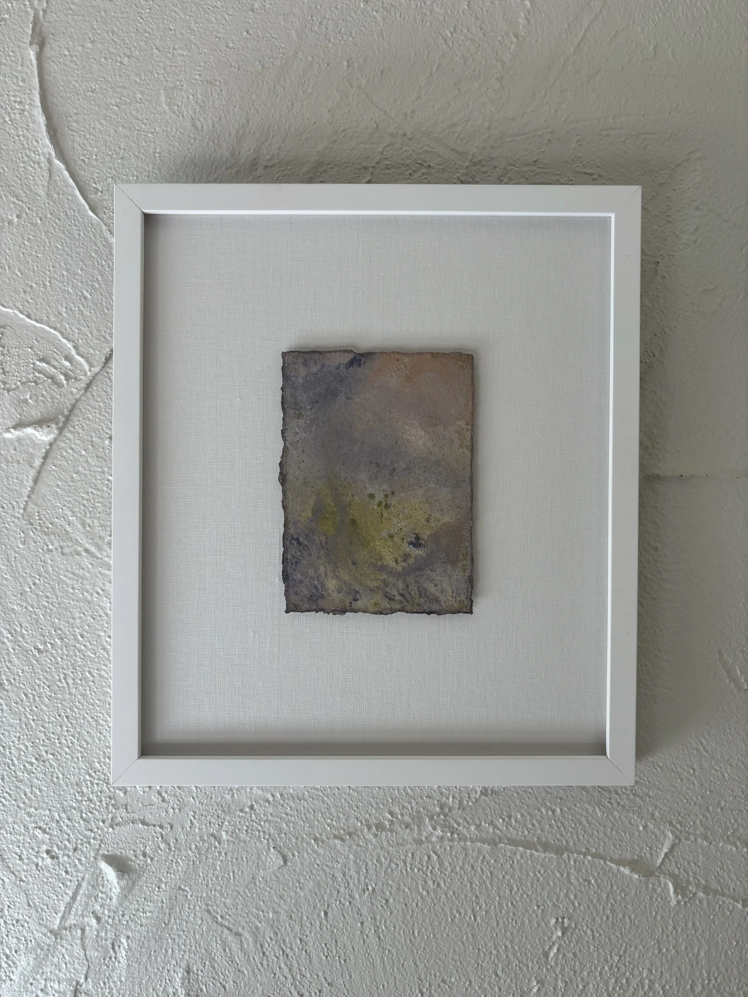 Horizon No. 10 | watercolor on paper (custom framed on linen) - 14 in x 16 in - 2026