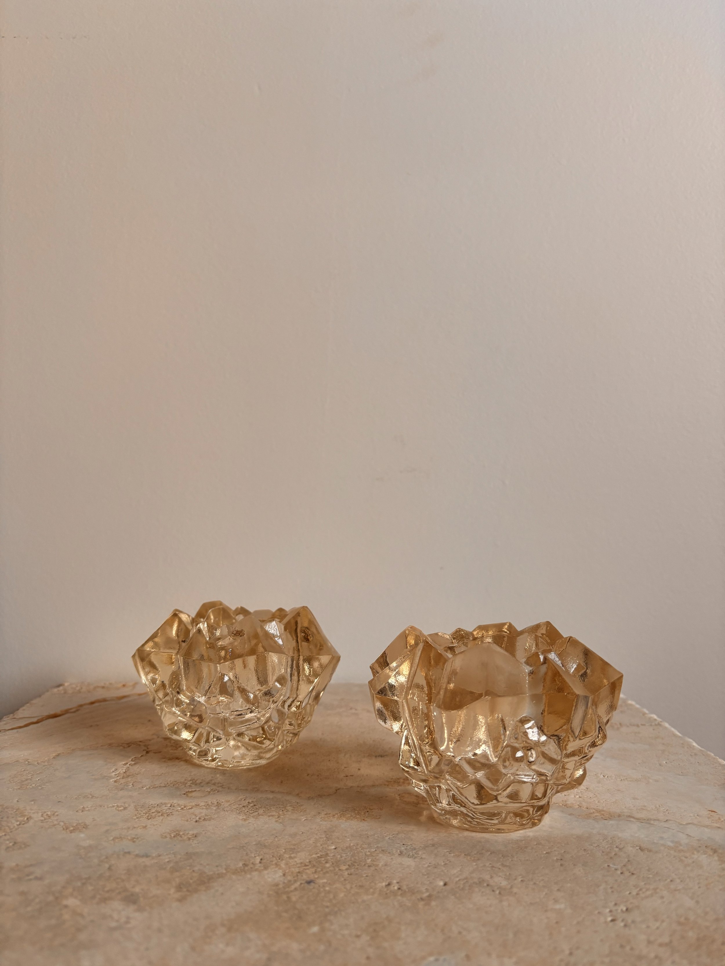 Vintage Geode Votive Holder